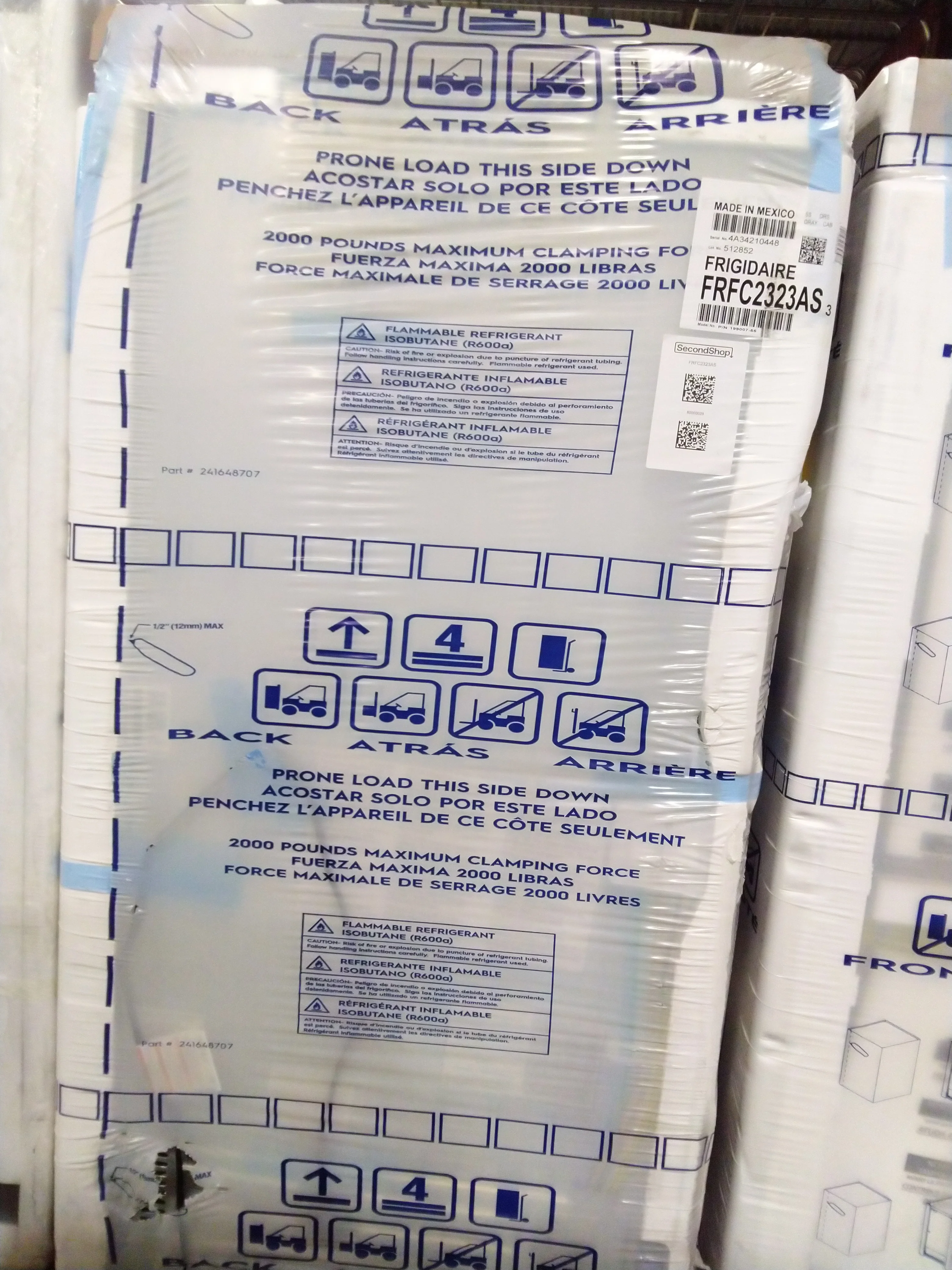 FRIGIDAIRE 36 IN. 22.6 CU FT. STAINLESS STEEL COUNTER-DEPTH FRENCH DOOR REFRIGERATOR - FRFC2323AS - Inhomebuy