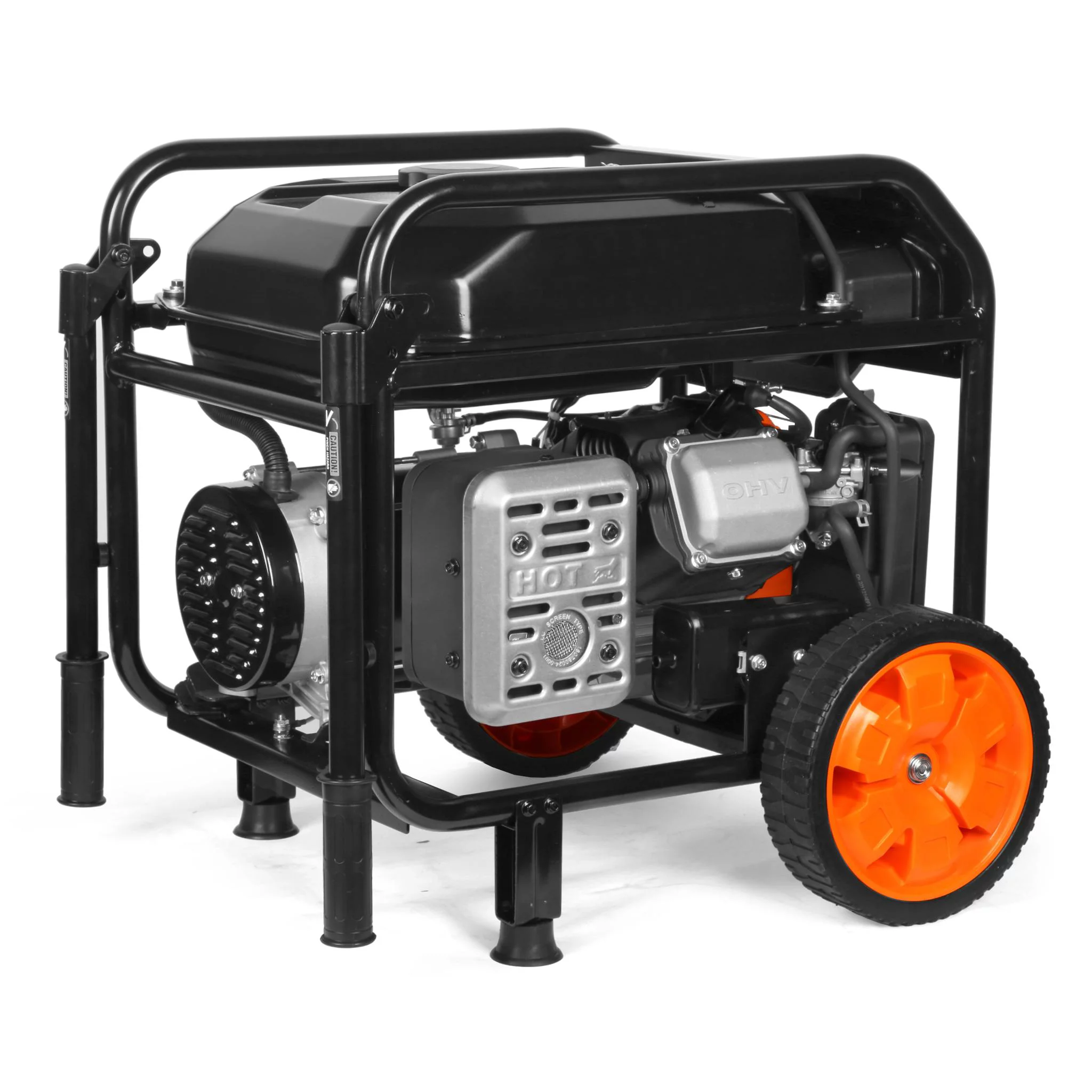 WEN 5600-Watt Portable Generator, Electric Start, 224cc, Transfer-Switch and RV-Ready with CO Shutdown Sensor - Inhomebuy