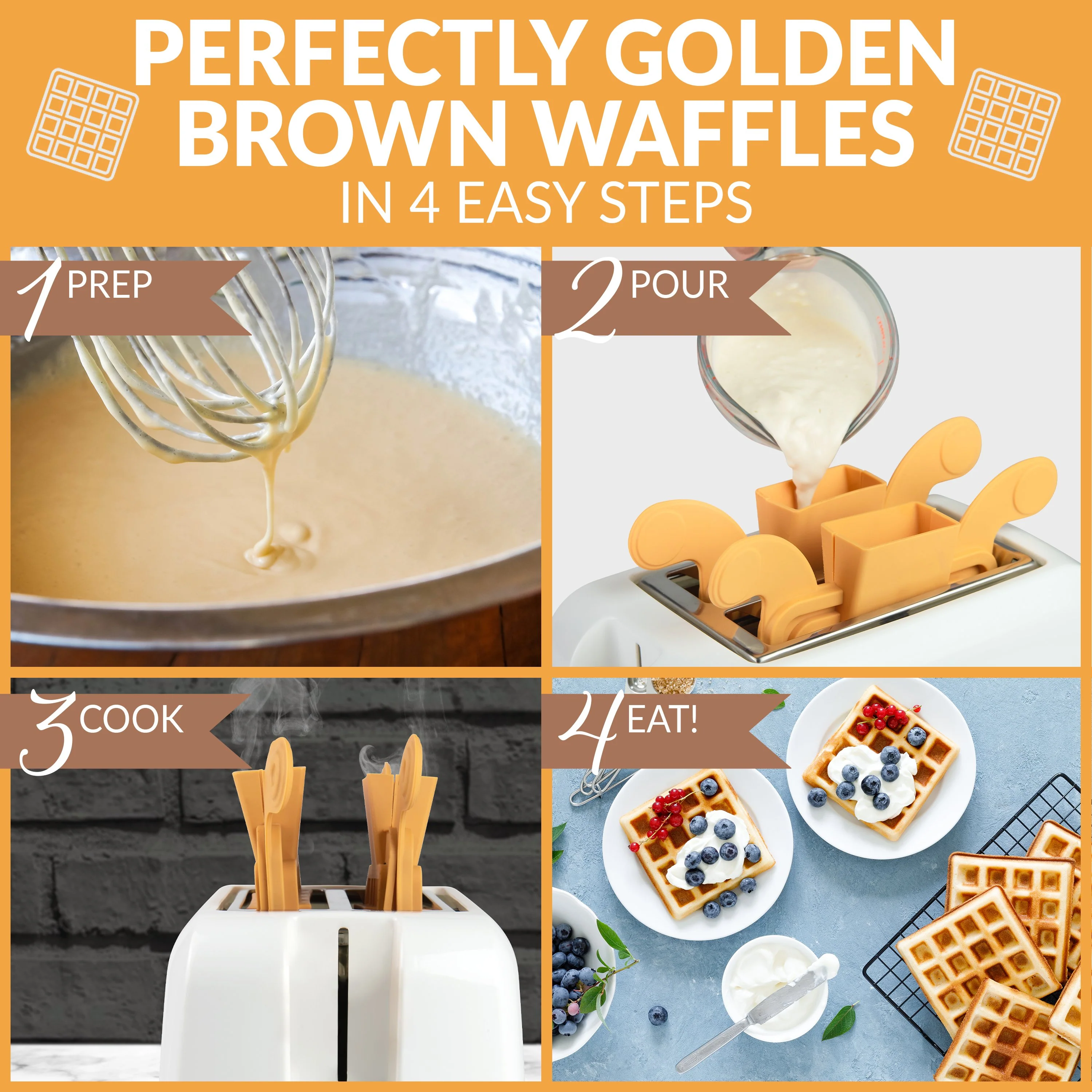 Vertical Waffle Toaster - Inhomebuy