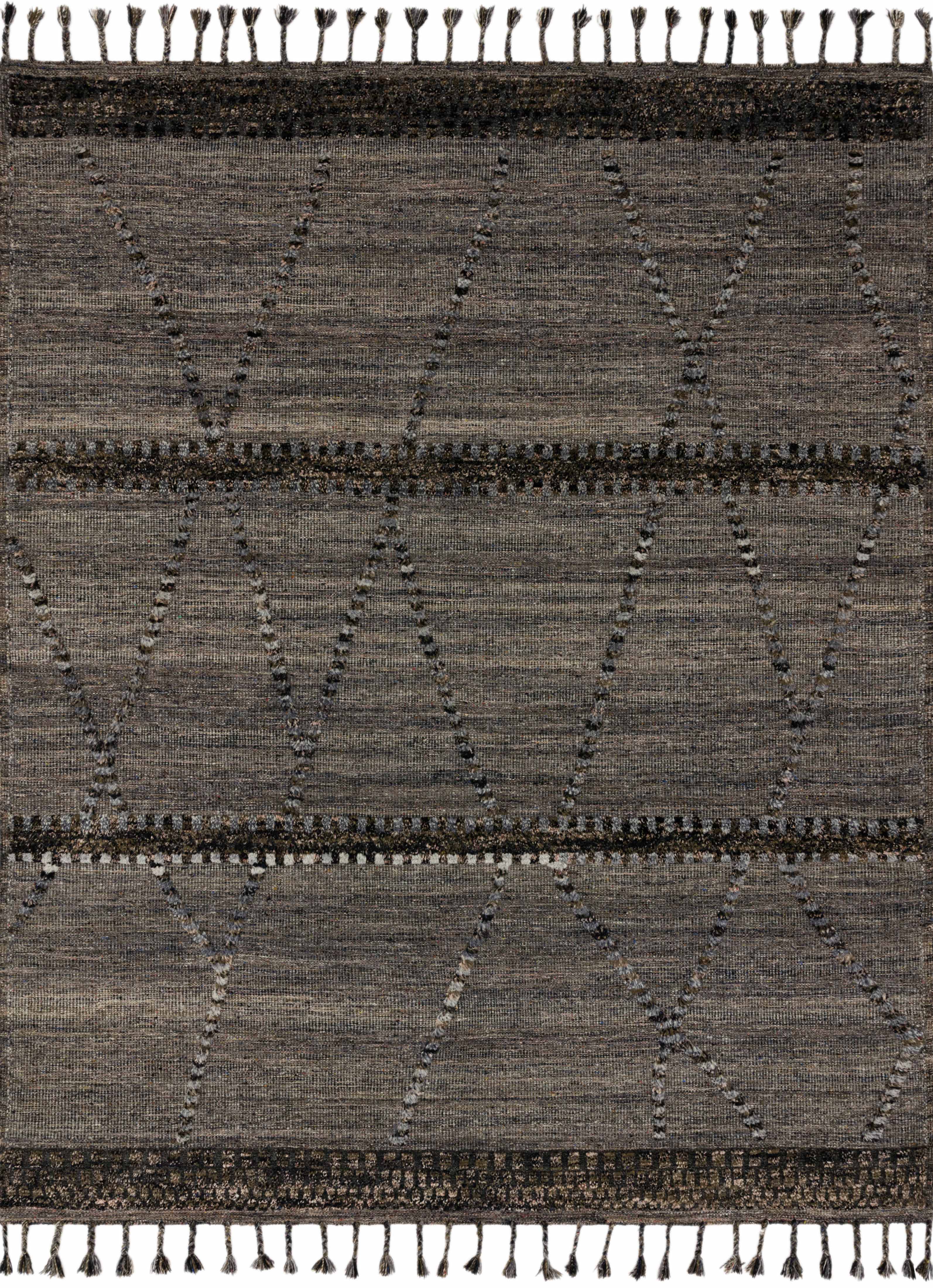 Loloi Rugs Iman Collection Rug in Grey, Multi - 7'9