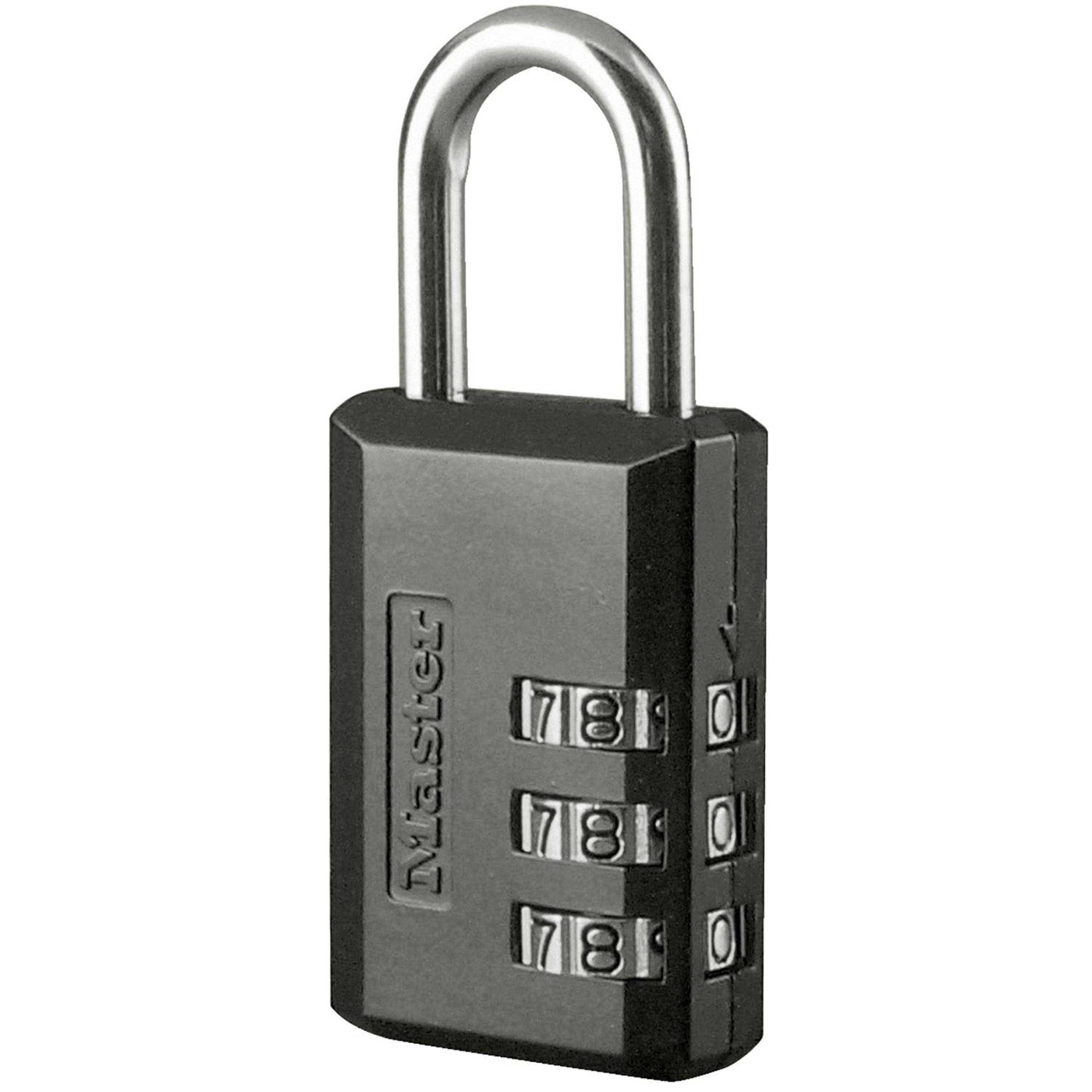 Master Lock Combination Barrel & Cable Padlock, 4′ x 8 mm - Inhomebuy