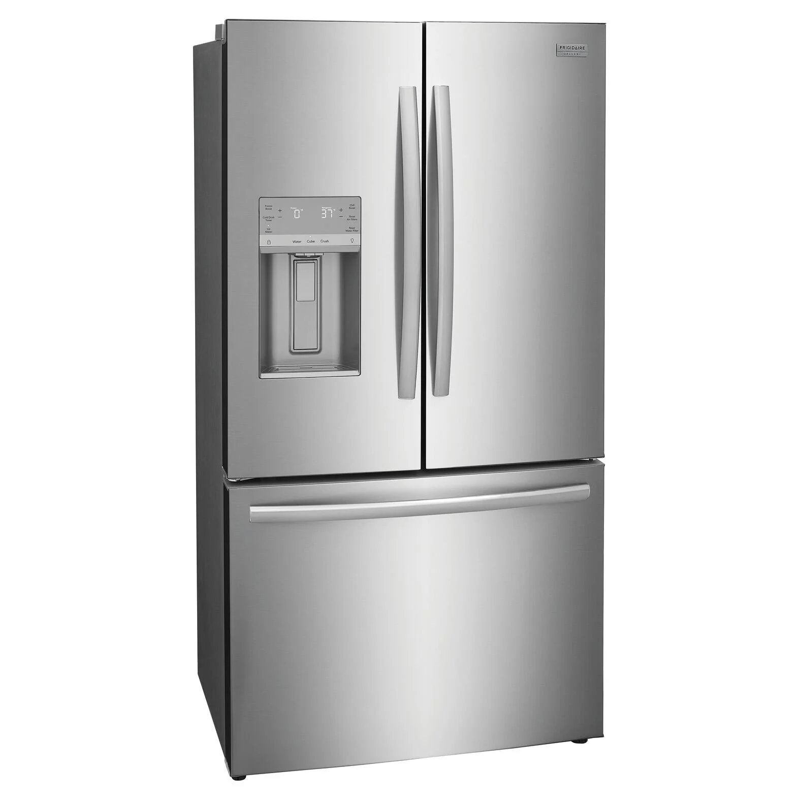 FRIGIDAIRE GALLERY 36 IN 22.6 CU FT. COUNTER-DEPTH FRENCH DOOR REFRIGERATOR WITH AUTO-CLOSE DOORS - - Inhomebuy