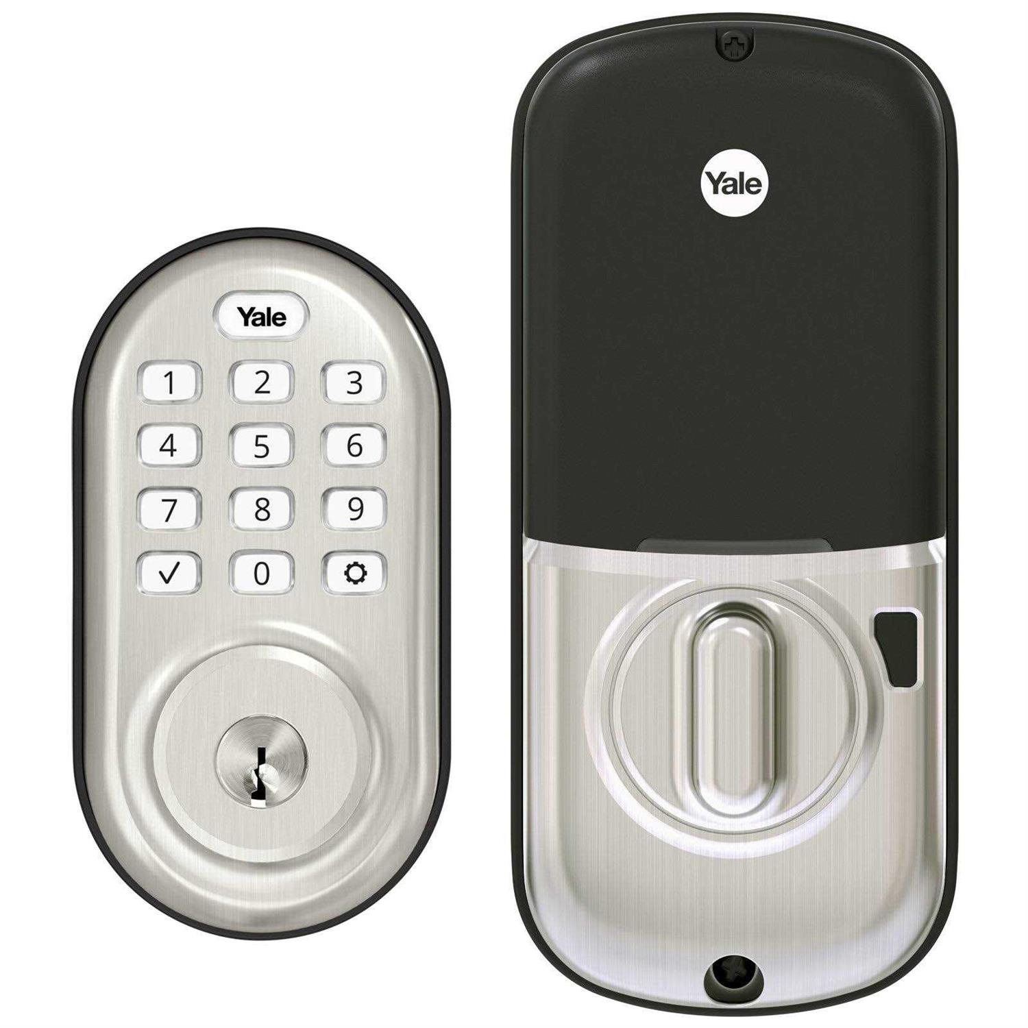 Yale Assure Lock Push Button Deadbolt with Z-Wave YRD216ZW210BP - Inhomebuy