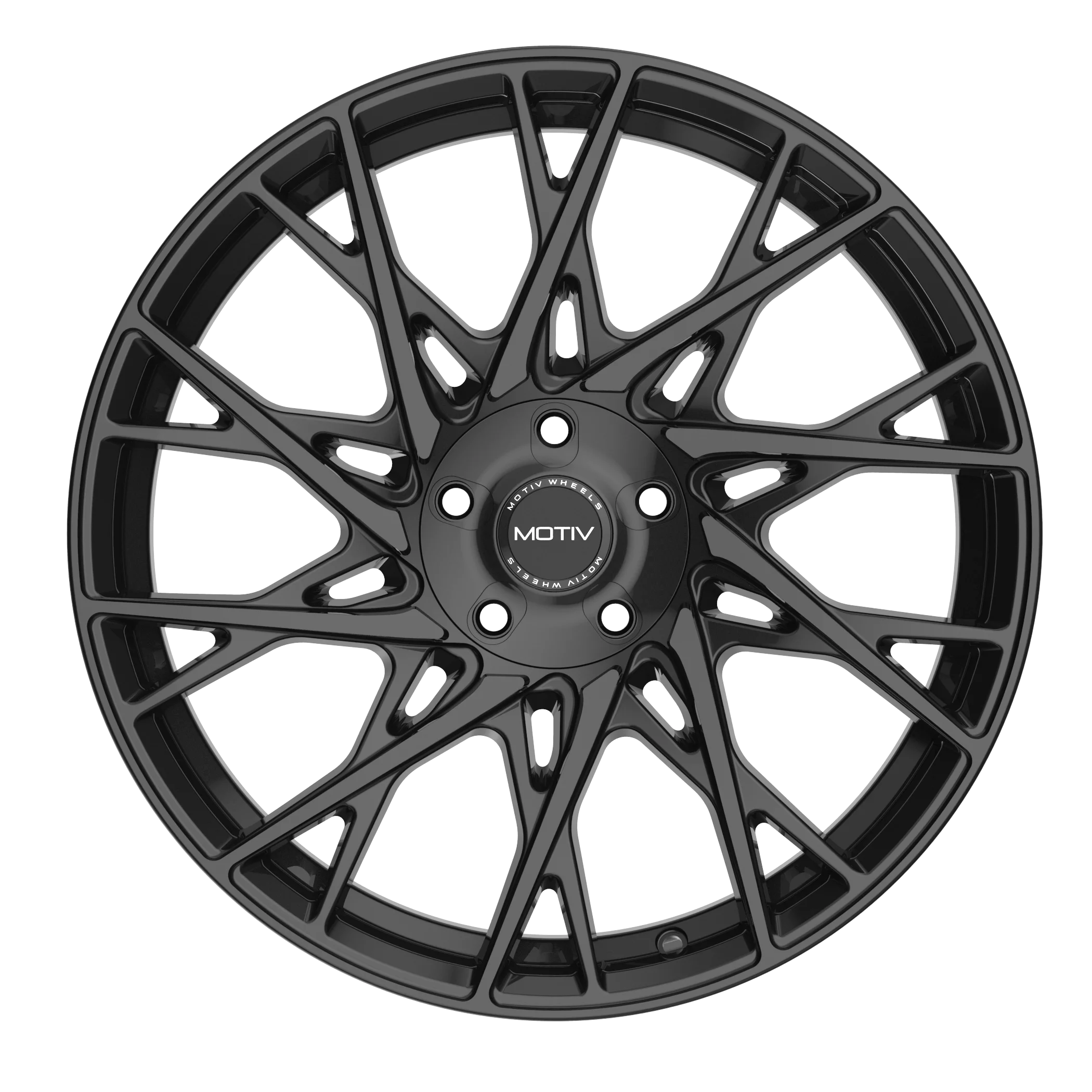 Motiv 17x7.5 5X4.50 430B Maestro Black Wheel Rim - Inhomebuy