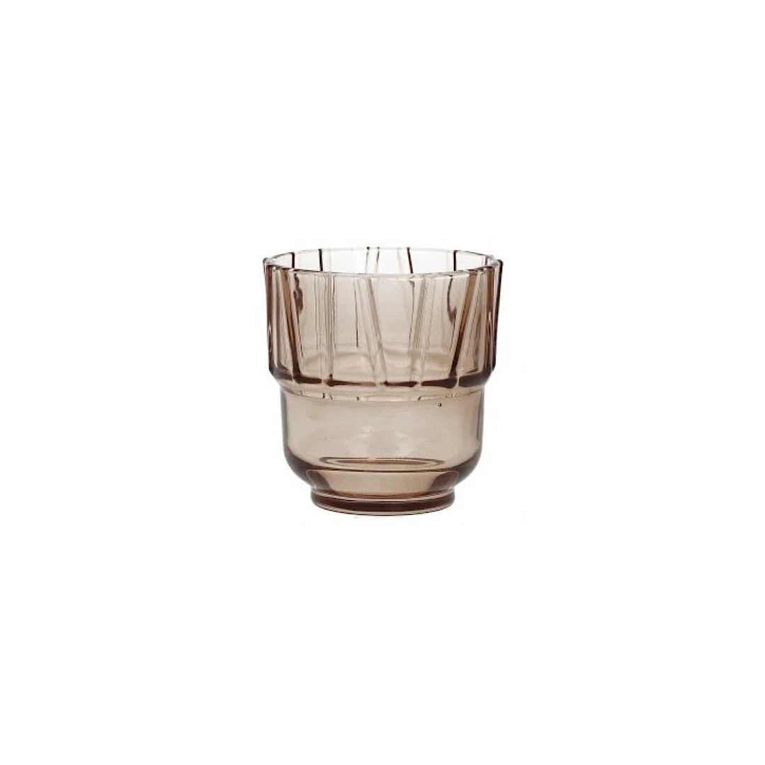 Bamboo Line Stackable glass 245ml Viola - Inhomebuy