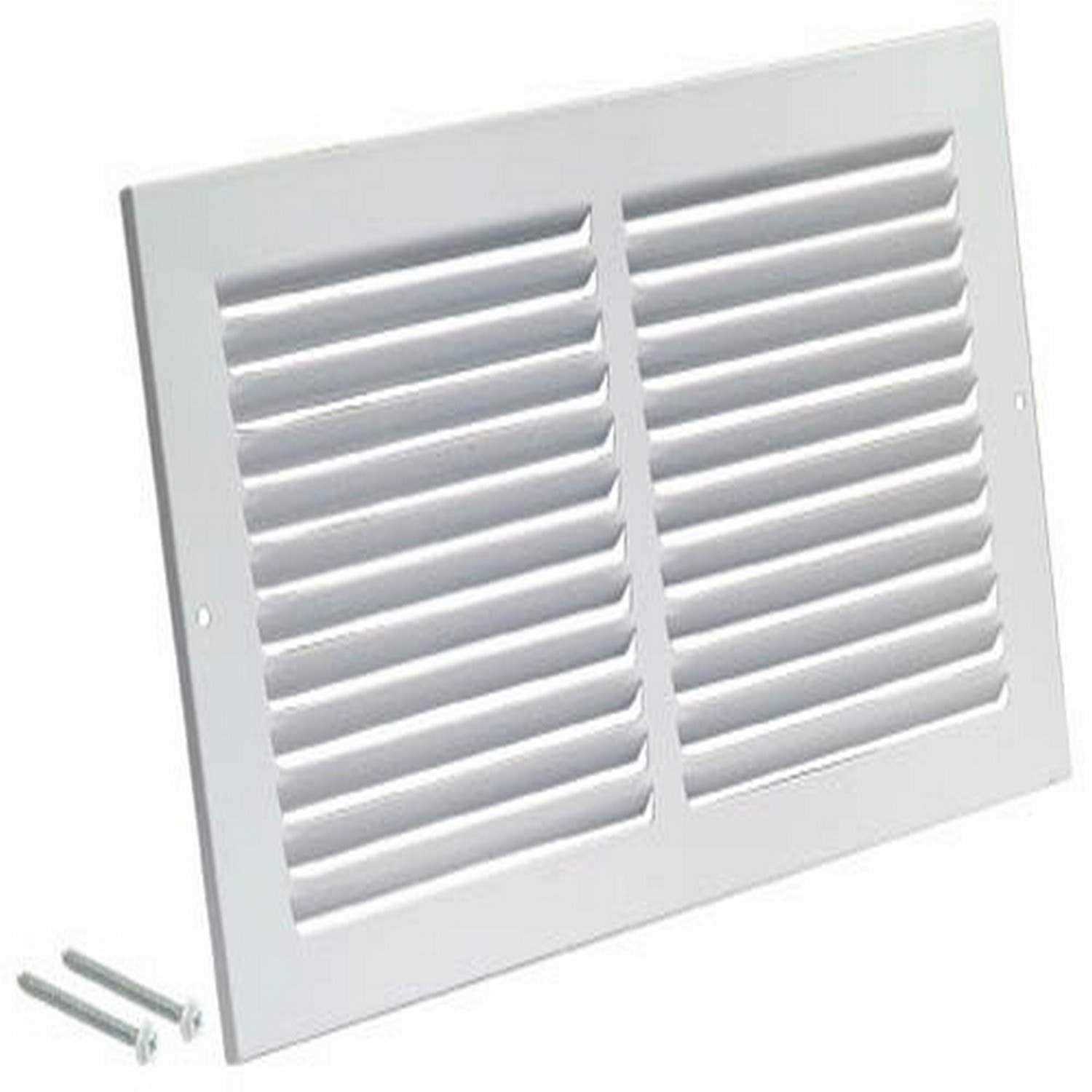 EZ-FLO Steel White Sidewall/Ceiling Return Air Grille - Inhomebuy