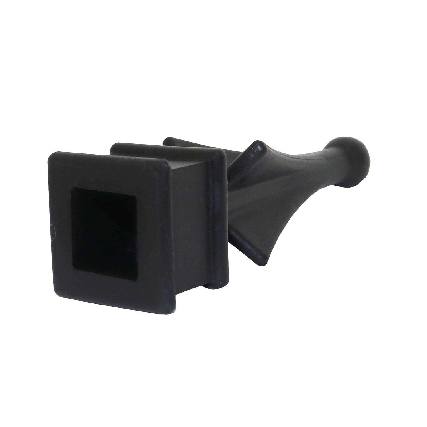 Fence Finials Easy-Tap Installation High-Impact Polypropylene Four-Sided Spire - Inhomebuy