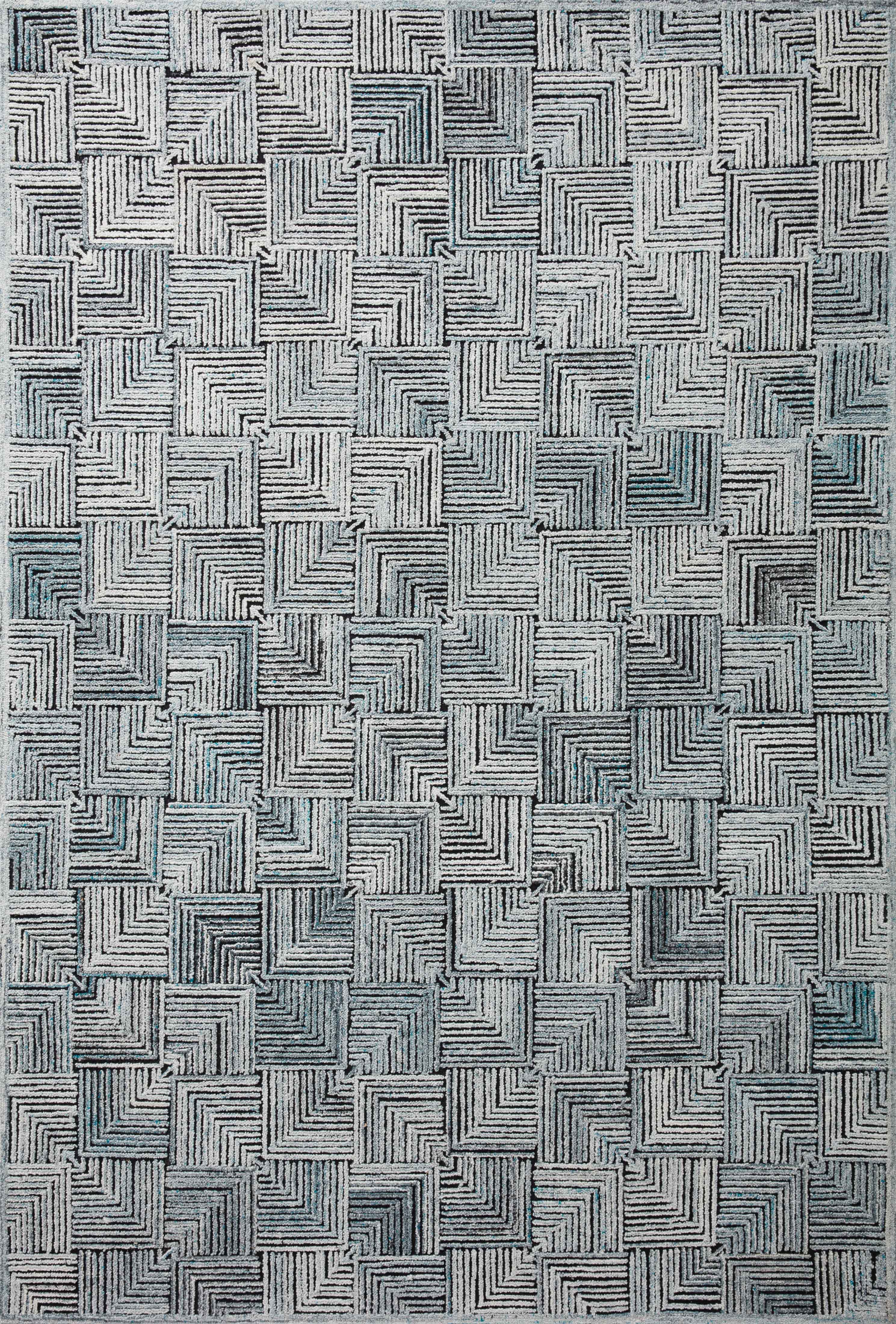 Loloi Rugs Prescott Collection Rug in Arctic Blue - 8'6