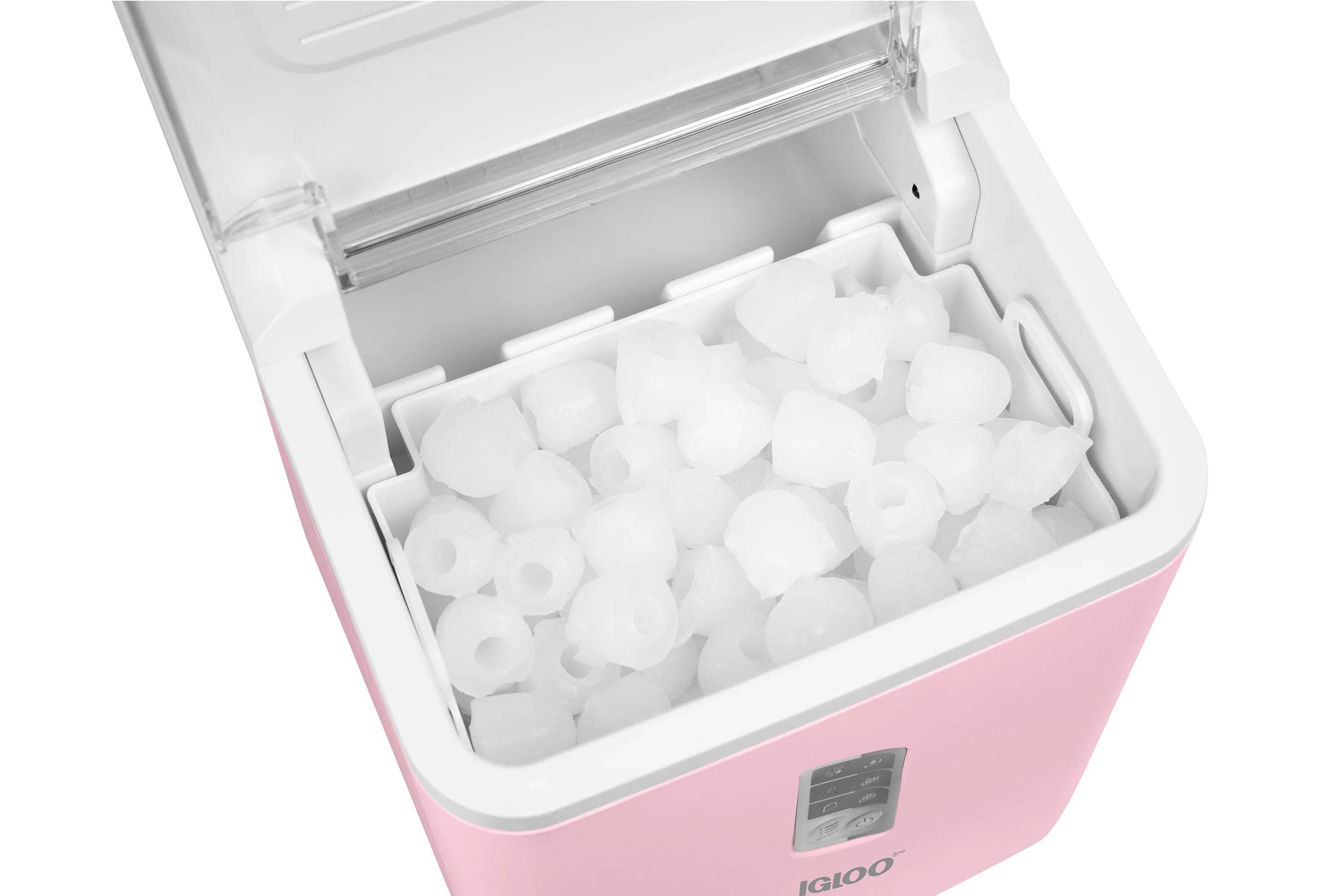 Igloo Self-Cleaning 26-Pound Ice Maker, Pink - Inhomebuy