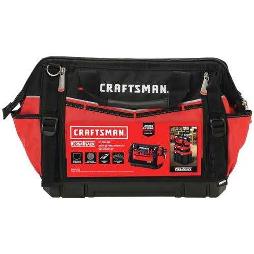 Craftsman VERSASTACK 17 in. Tower Tool Box Black/Red - Inhomebuy
