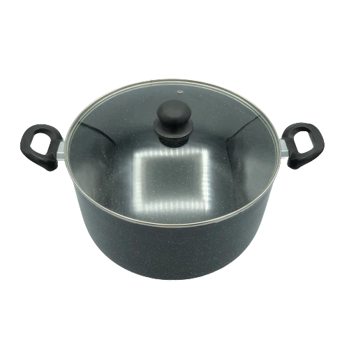 Healthy Bear 30cm aluminum Stock Pot w/lid INDUCTION | BCAL-30SPG-IN - Inhomebuy
