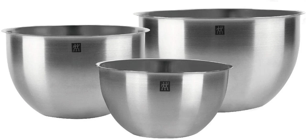 Zwilling : Stainless Steel Mixing Bowl | 40202-005 | 3-piece Set - Inhomebuy