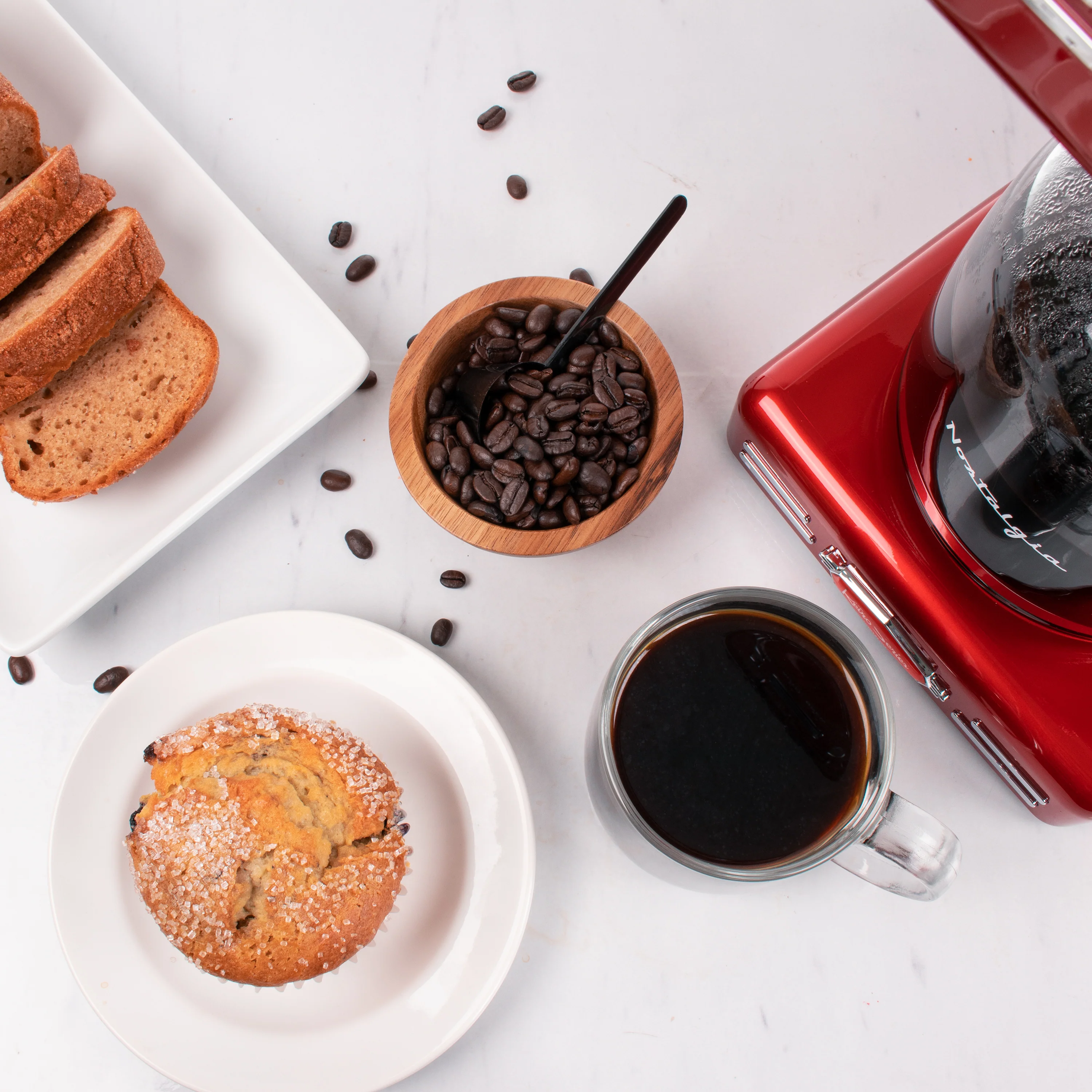 Retro 12-Cup Programmable Coffee Maker - Inhomebuy