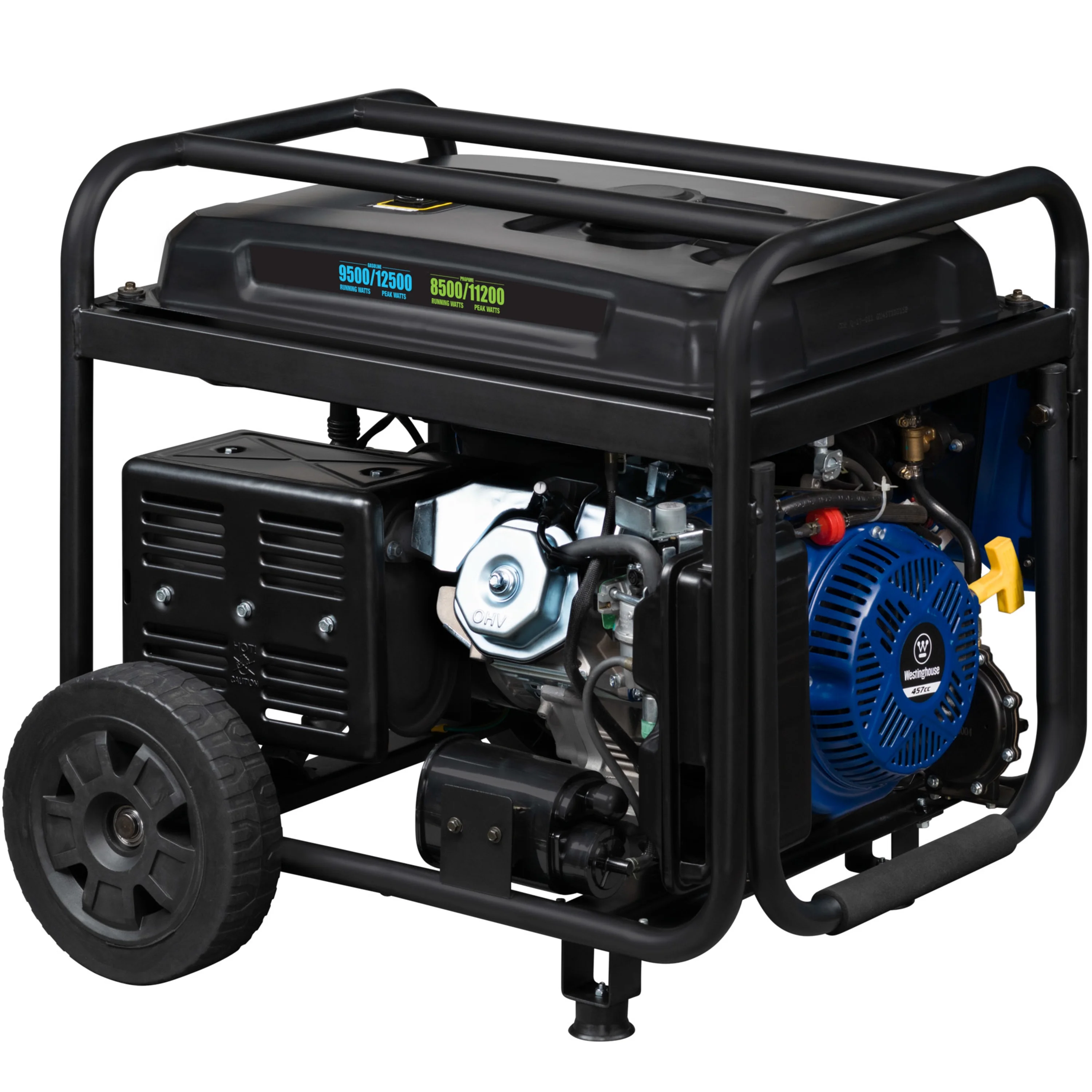 Westinghouse 12,500 Peak Watt Dual Fuel Portable Generator, Electric Start, Transfer Switch Ready - Inhomebuy