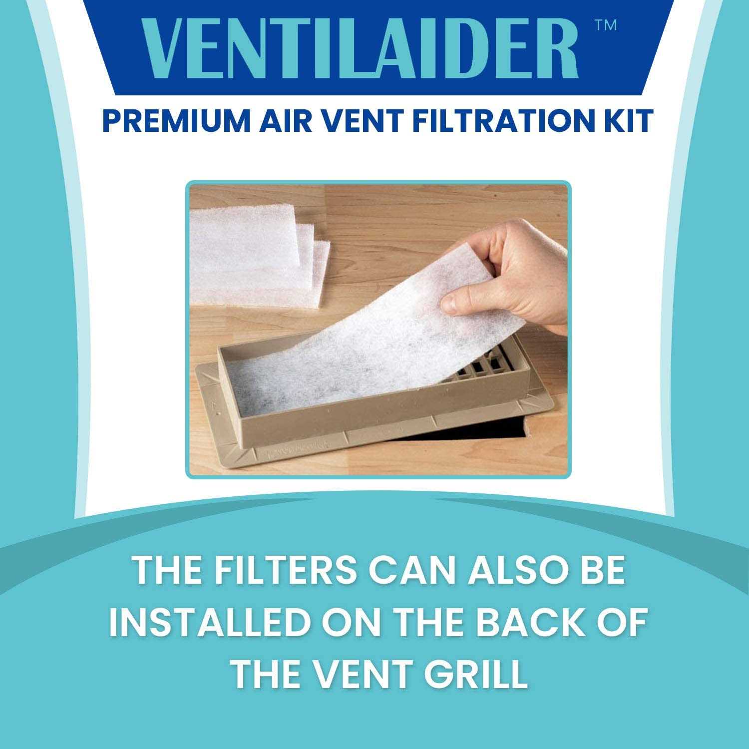 Venti Air Wide x High Return Air Filter Grille of Steel - Inhomebuy