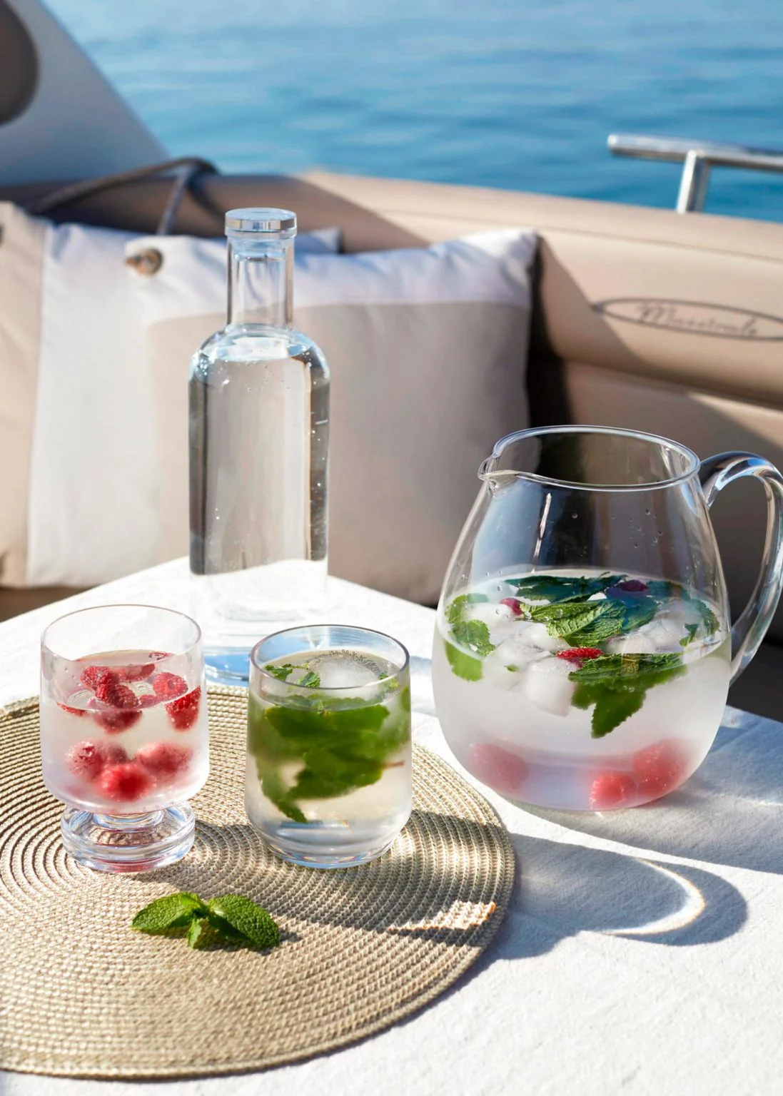 Bahamas Water Glass Set 6 Pcs Ecozen Clear - Inhomebuy