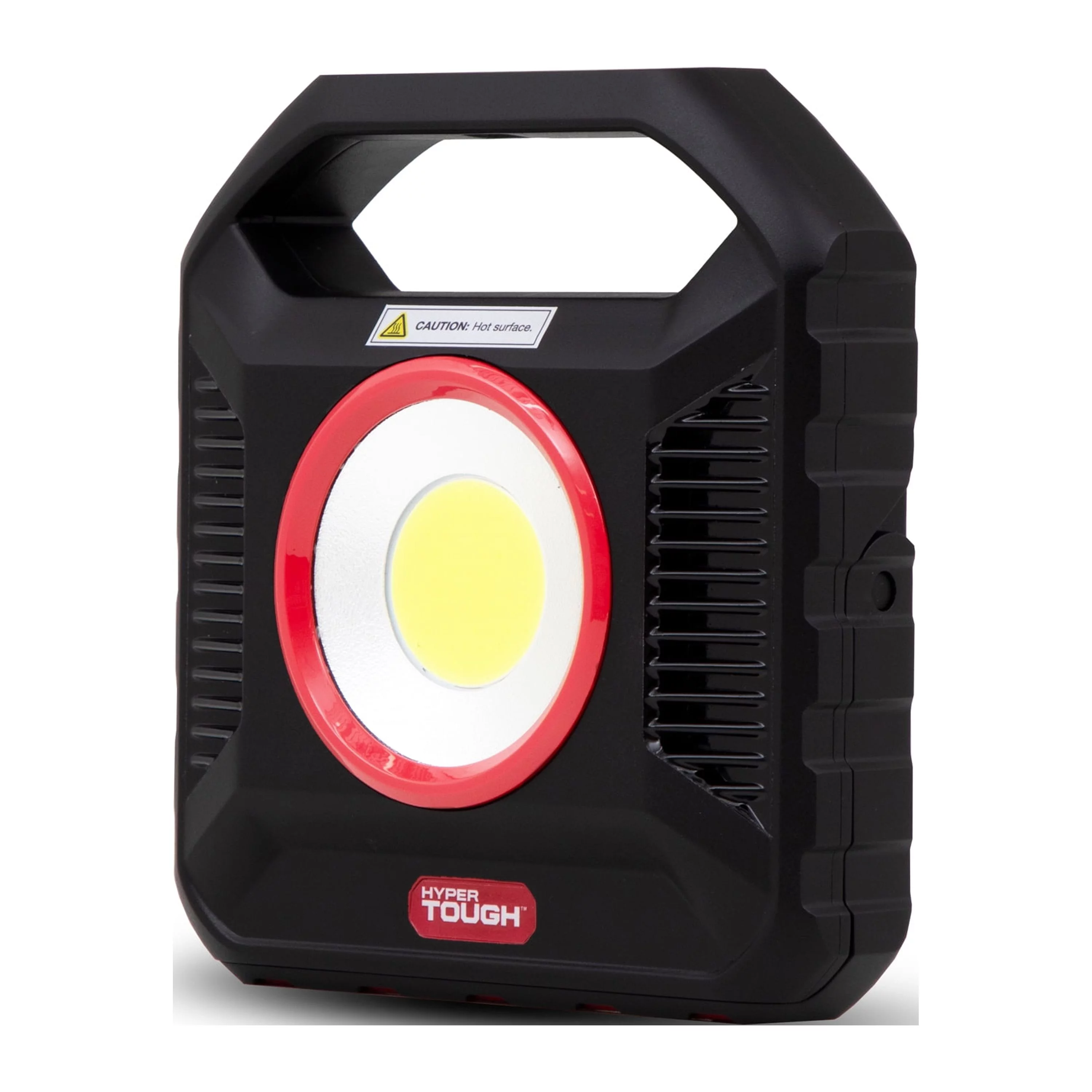 Hyper Tough 2300 Lumen LED Rechargeable Portable Work Light, Red, Black, 3 Modes - Inhomebuy