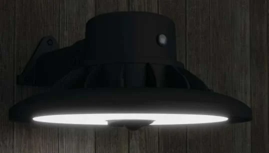 Hyper Tough 5000 Lumens Hardwired Outdoor LED Area Light with Motion Detection and Dusk till Dawn - Inhomebuy