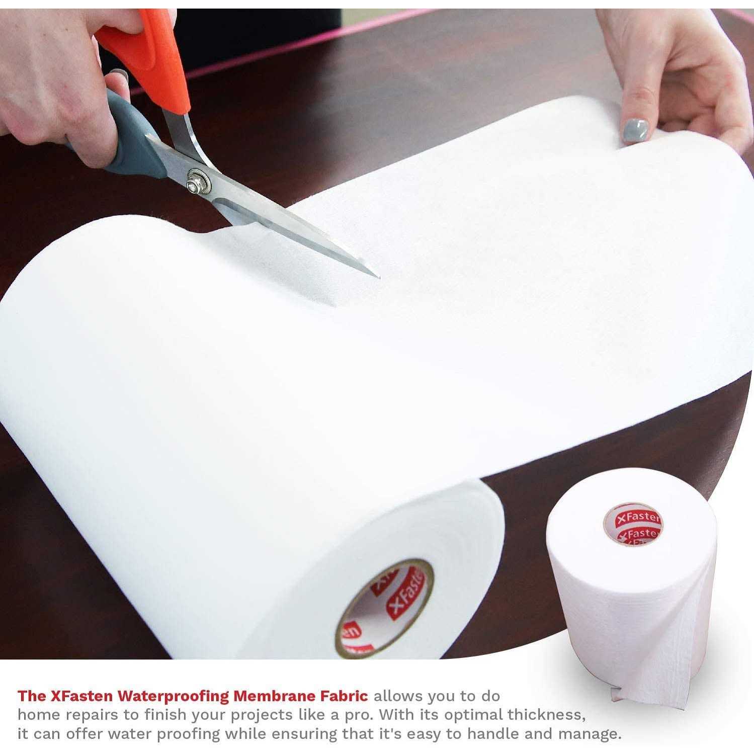 XFasten Waterproofing Membrane Sheet 8 X 75 Ft Shower Waterproofing Membrane Tape for Underlayment Tile - Inhomebuy