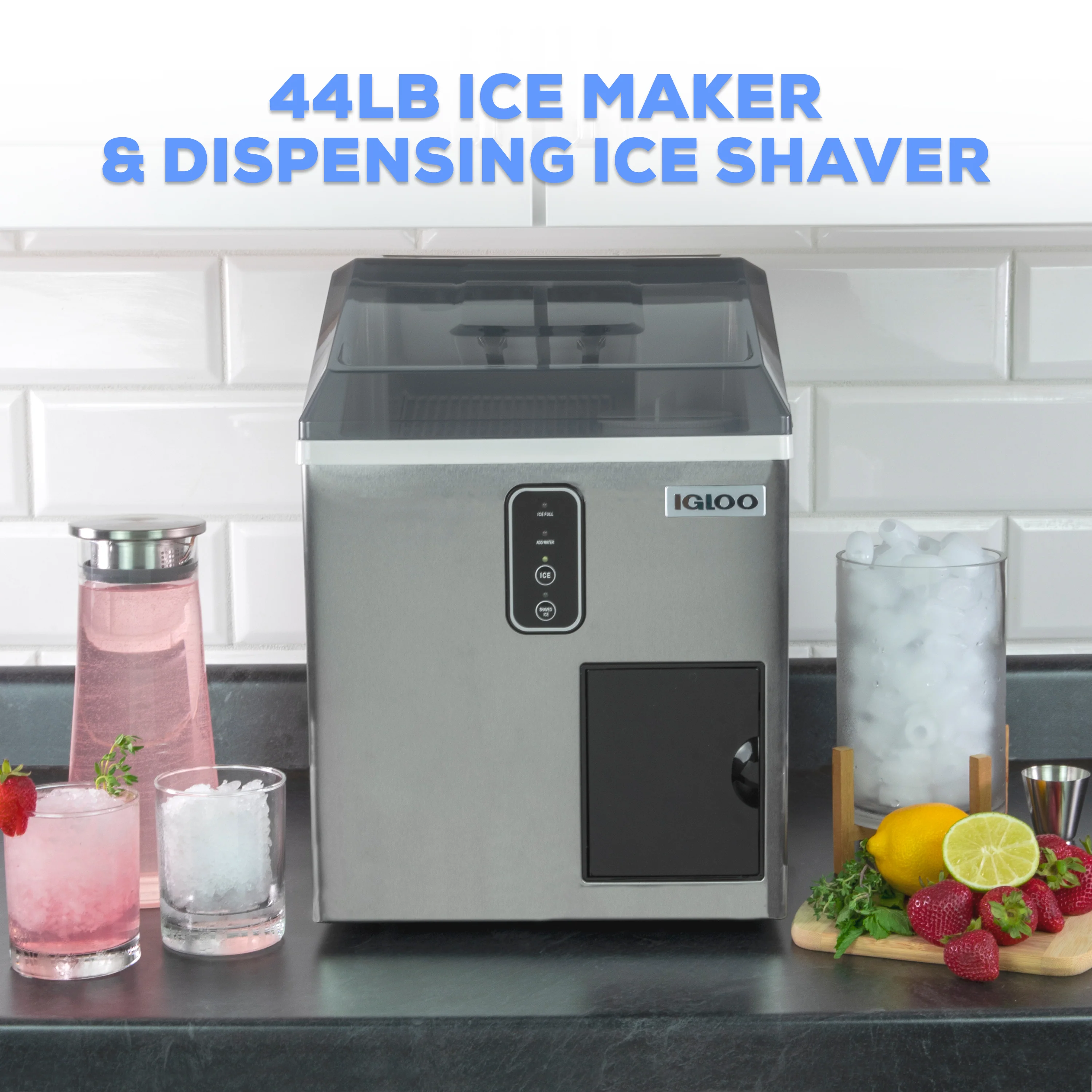 IGLOO 44 lb. Ice Maker and Dispensing Ice Shaver - Inhomebuy