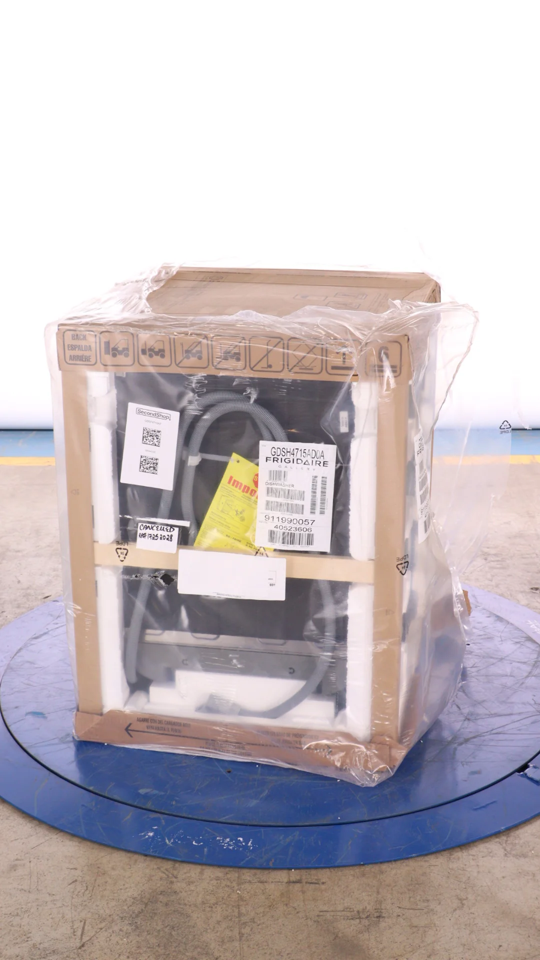 FRIGIDAIRE GALLERY 24 IN. STAINLESS STEEL BUILT-IN DISHWASHER WITH CLEANBOOST TECHNOLOGY - GDSP4715A - Inhomebuy