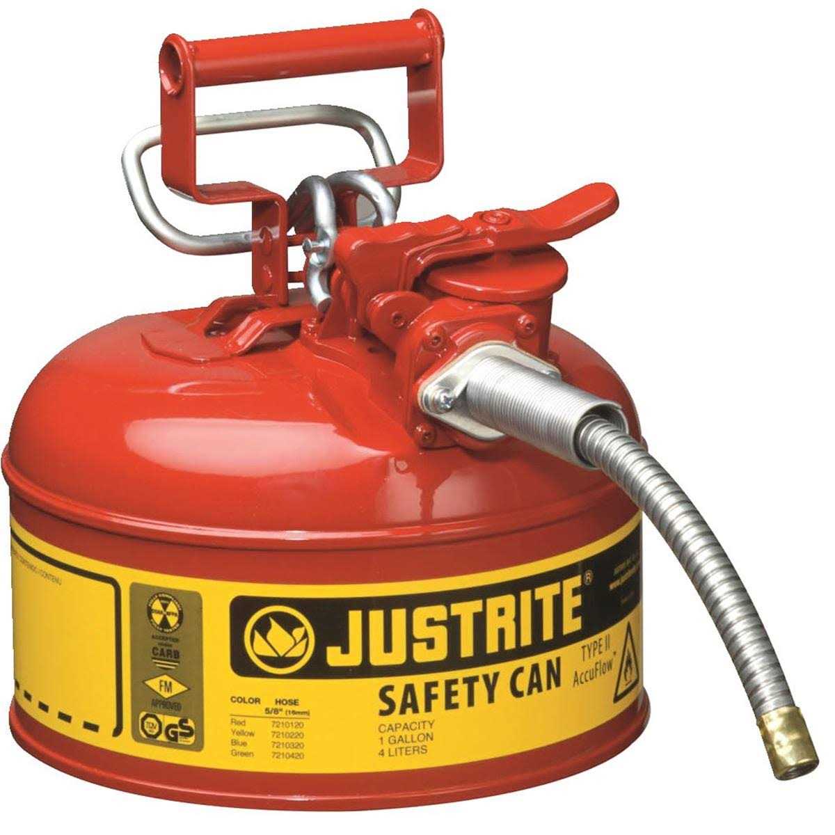 Justrite Safety Can Type II - Inhomebuy