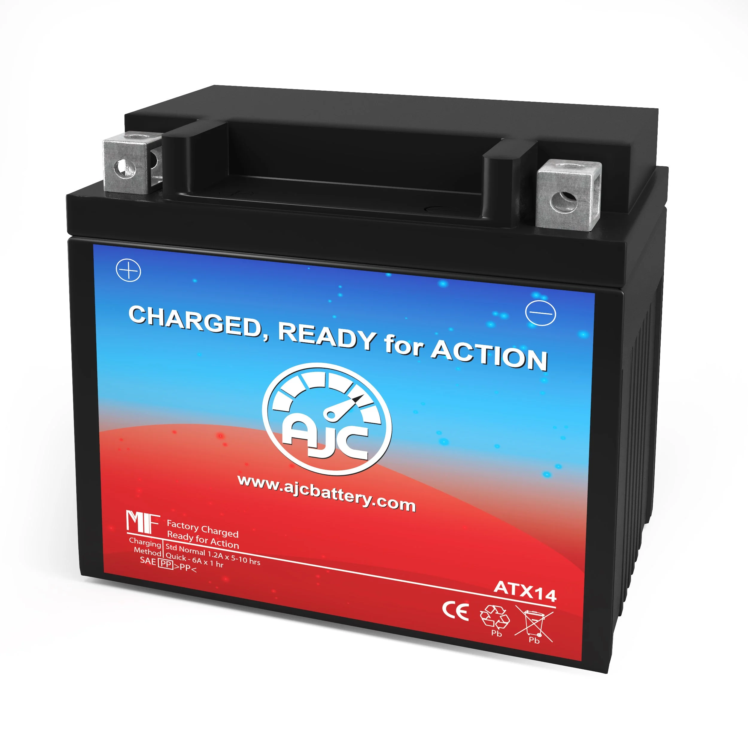 Honda TRX420TM FourTrax Rancher 420CC 12V ATV Replacement Battery (2007-2013) - This Is an AJC Brand Replacement - Inhomebuy