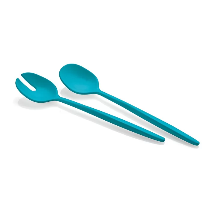 Salad Servers My Fusion Matt Blue - Inhomebuy