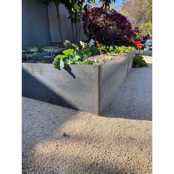 Edge Right Hammer-In Landscape Edging COR-TEN Steel 4ft Strips - Inhomebuy