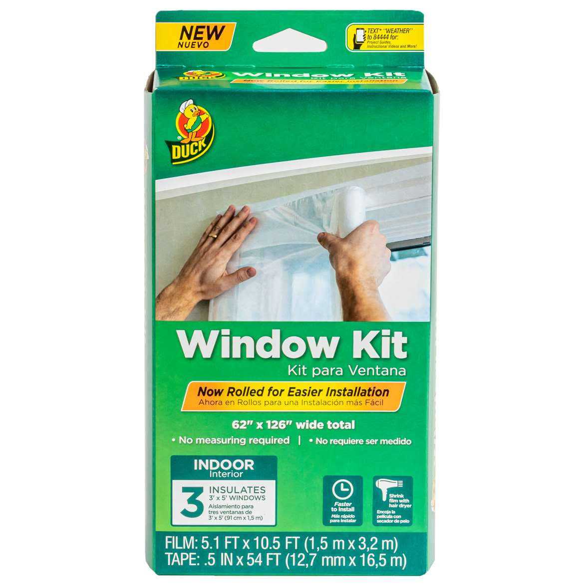 Duck Brand Rolled Window Insulation Kit - Inhomebuy