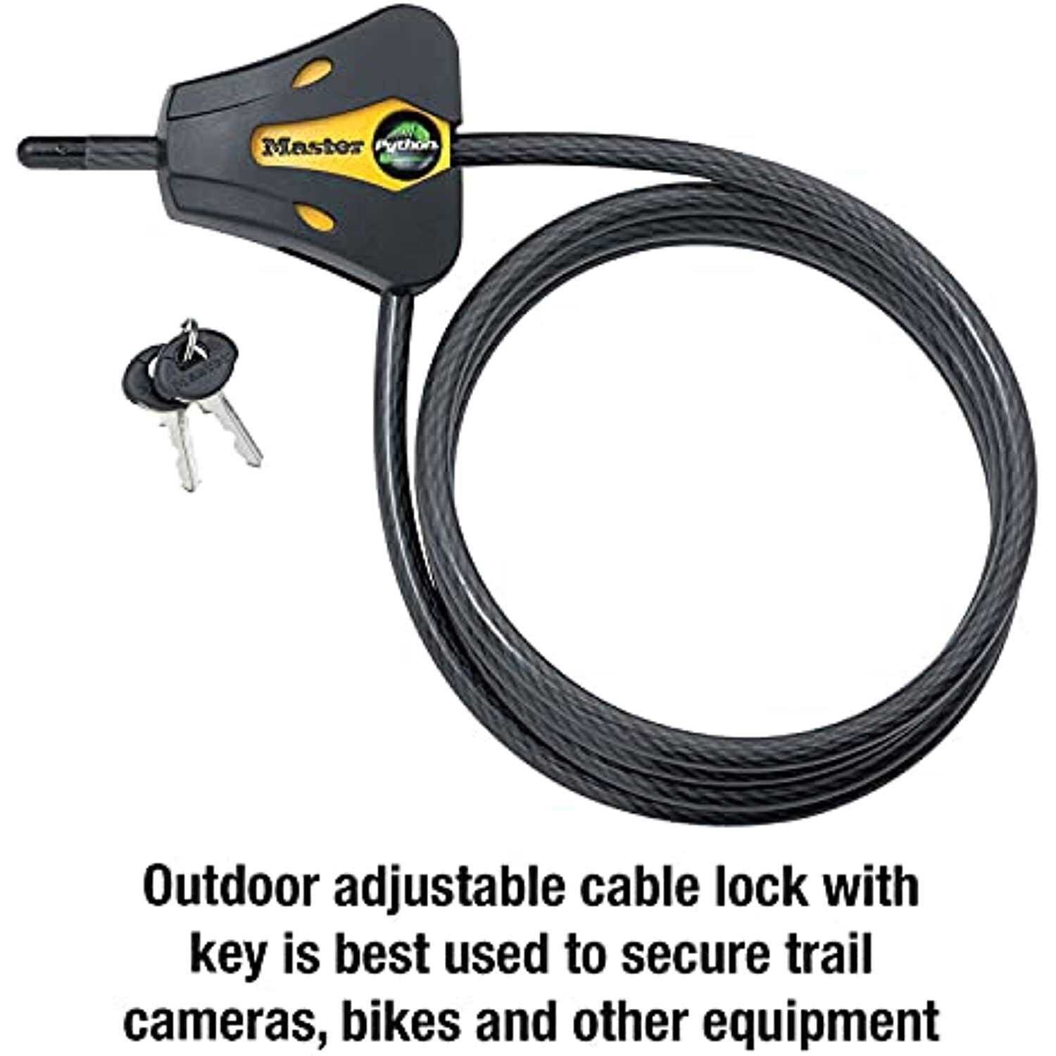 Master Lock Python Adjustable Cable 8417D - Inhomebuy