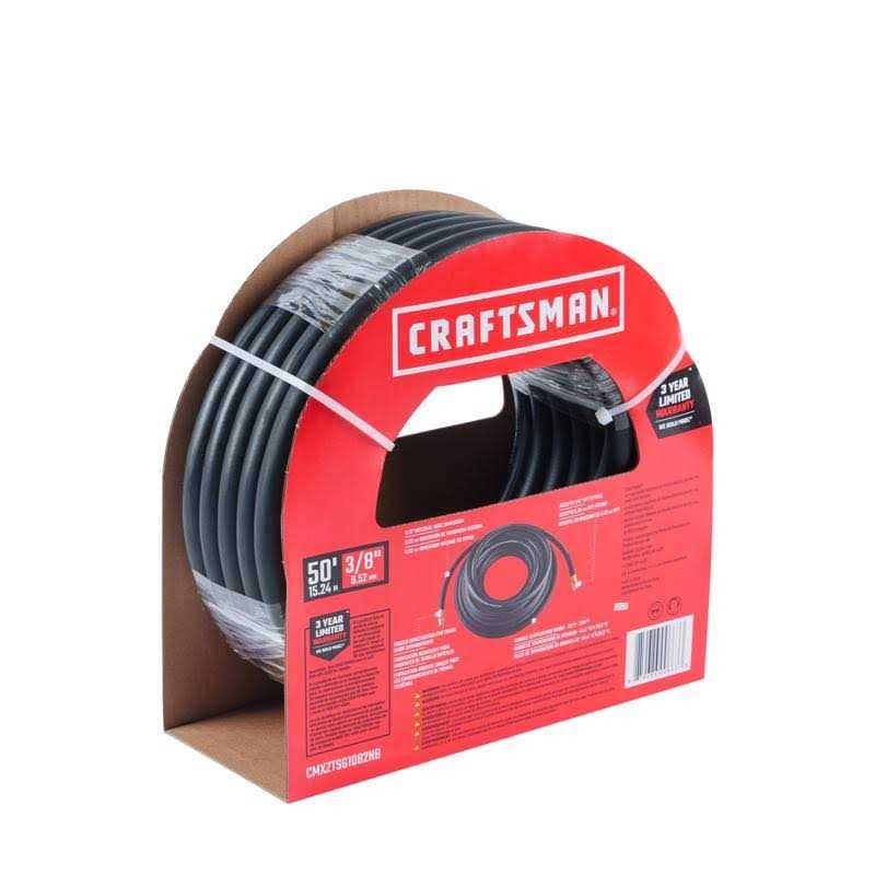 Craftsman 3/8-in 50-ft PVC Air Hose - Inhomebuy