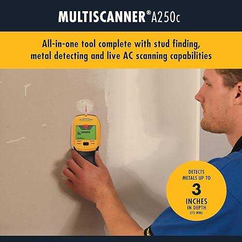 Zircon Multiscanner A200 Electronic Wall Scanner / Metal Detector/ Live AC Wire Detection With SpotLite Pointer - Inhomebuy