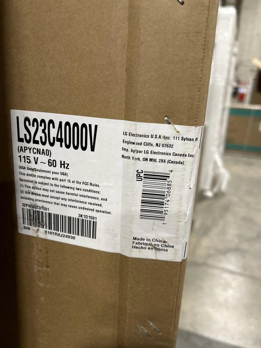 LG 36 IN. 23 CU. FT. COUNTER DEPTH SIDE BY SIDE REFRIGERATOR WITH DOOR COOLING+ - LS23C4000V - Inhomebuy