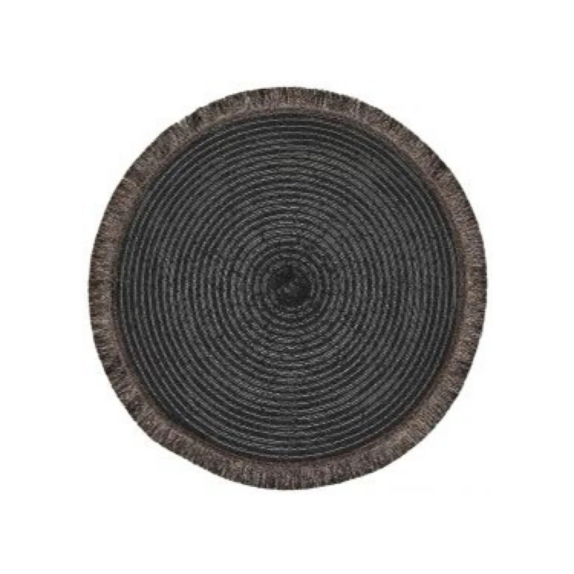 Placemat with Fringes 38cm Lurex Oro Gold Set 6pcs - Inhomebuy