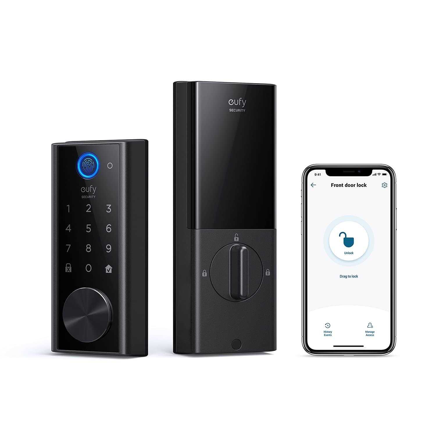 eufy Security Smart Lock C220 Fingerprint Keyless Entry Door Lock - Inhomebuy