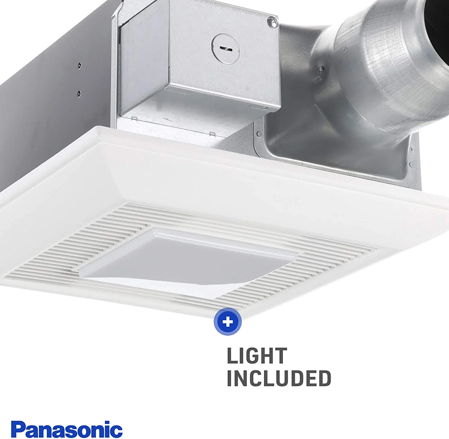Panasonic Bath Fan Ceiling WhisperFitEZ w/Light | FV-08-11VFL5E - Inhomebuy