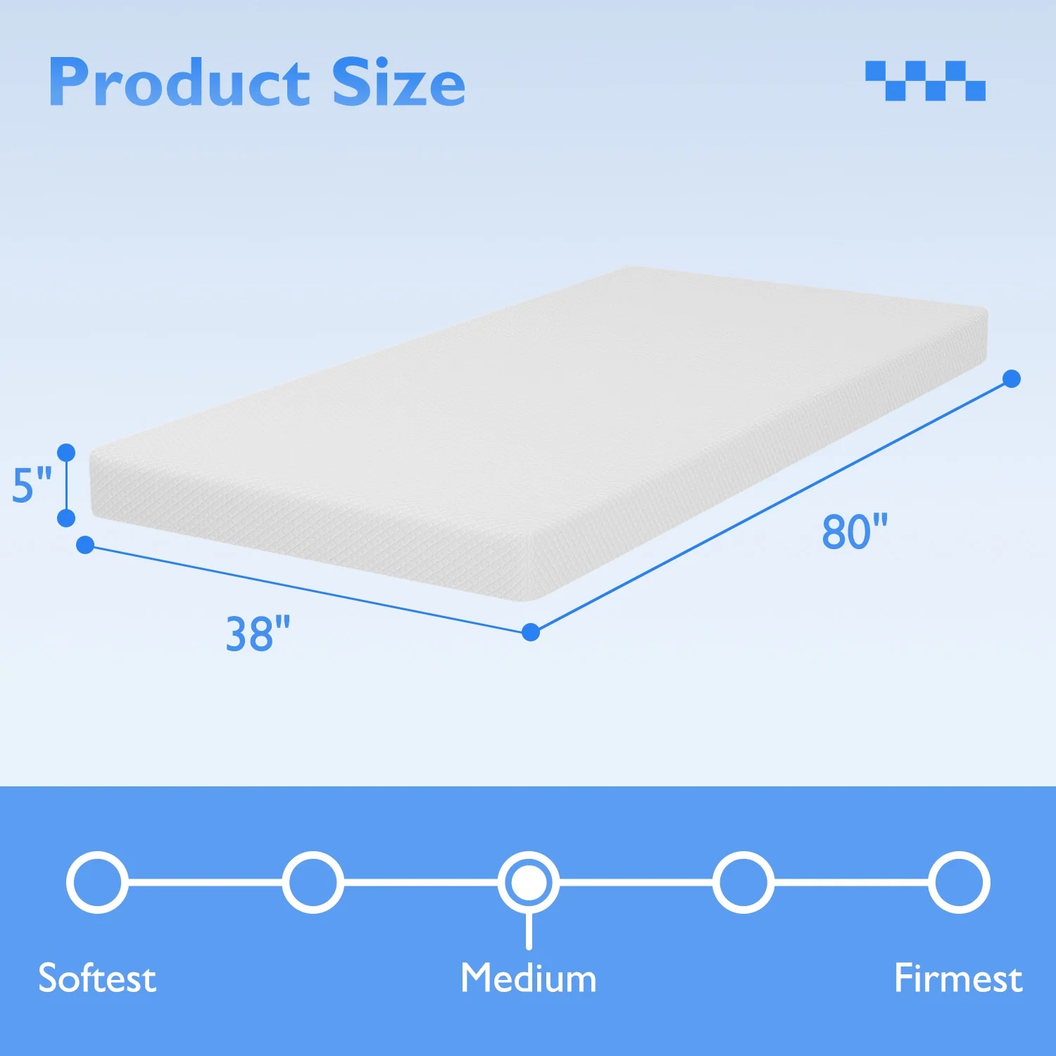 YRLLENSDAN 6 Inch Gel Memory Foam Mattress Medium Firm Mattresses Bed-in-a-Box, Twin - Inhomebuy