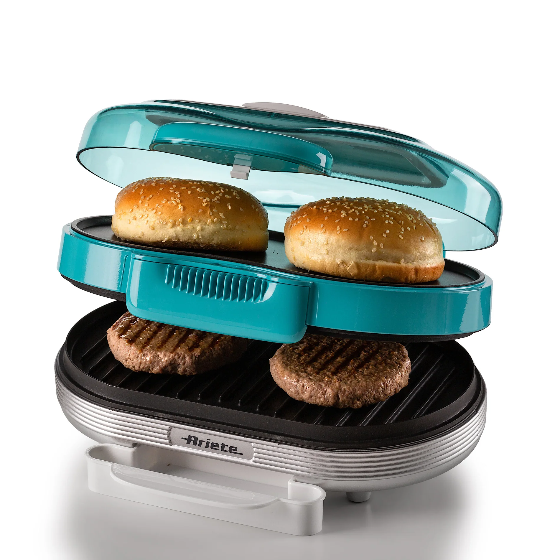 Hamburger Maker Party Time Light Blue - Inhomebuy