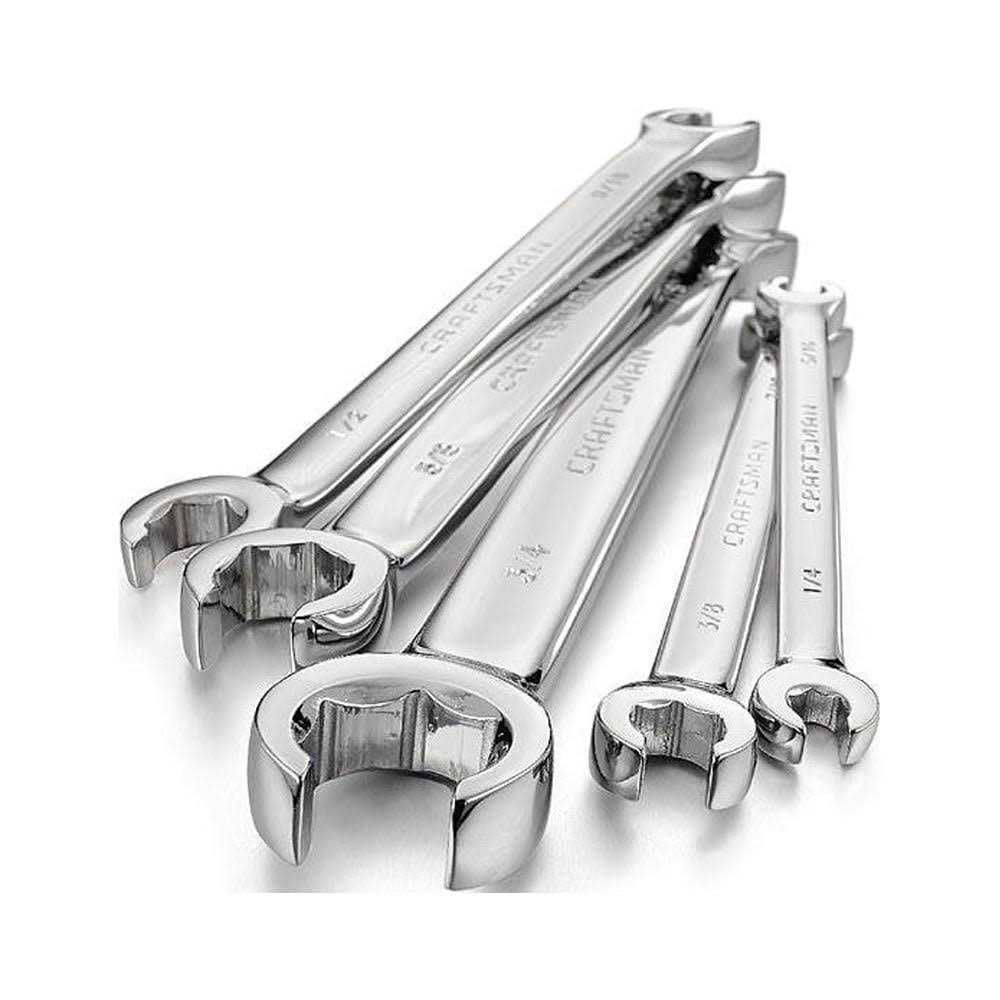 Craftsman 6 point Metric Flare Nut Wrench Set 5 pc - Inhomebuy