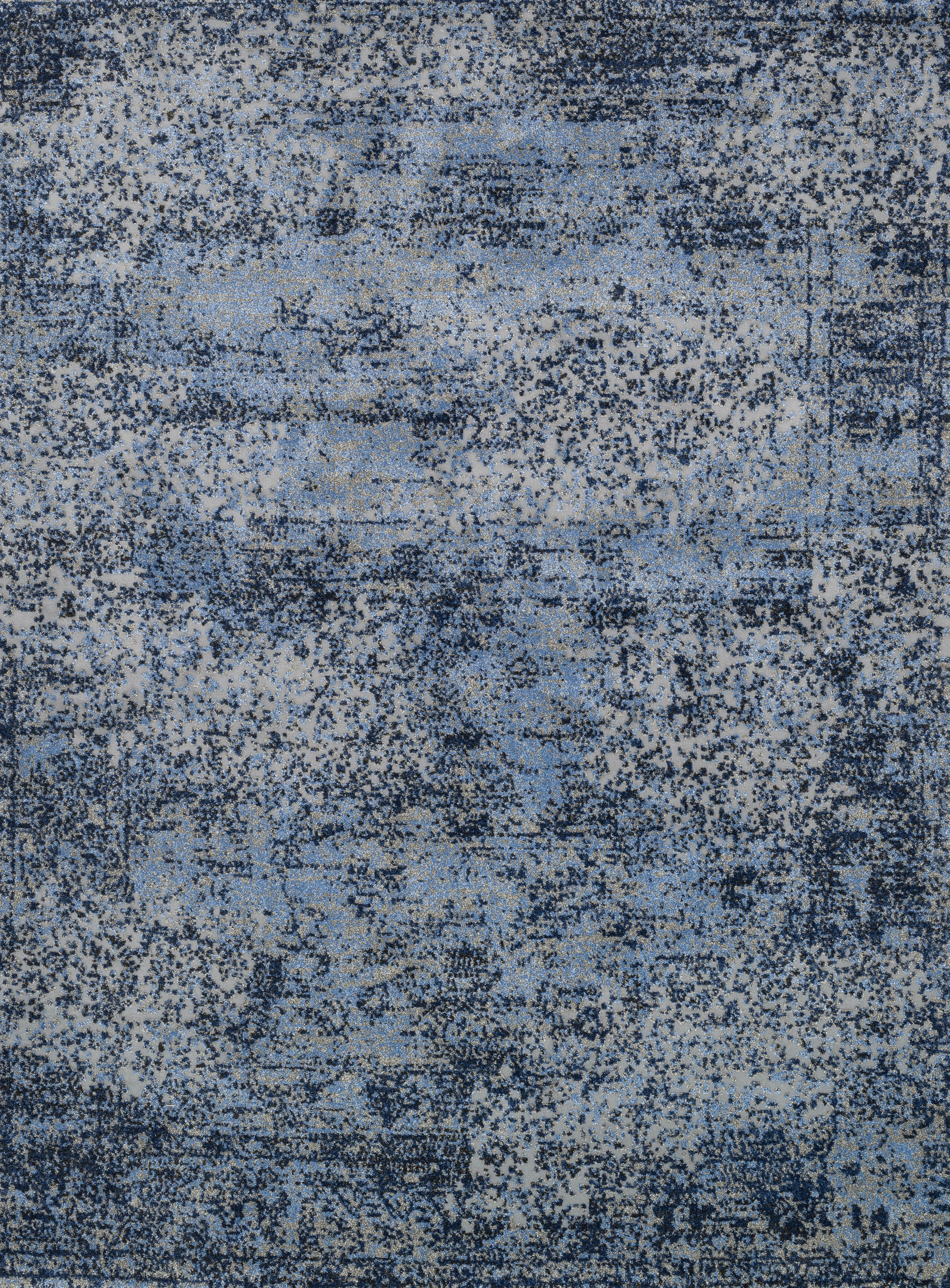 Loloi Rugs Viera Collection Rug in Lt. Blue, Grey - 7'7