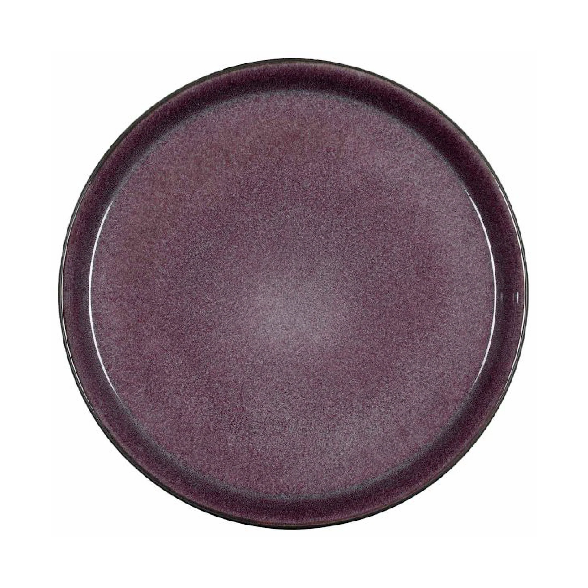 Stoneware Gastro Plate 27cm Black Lilac - Inhomebuy