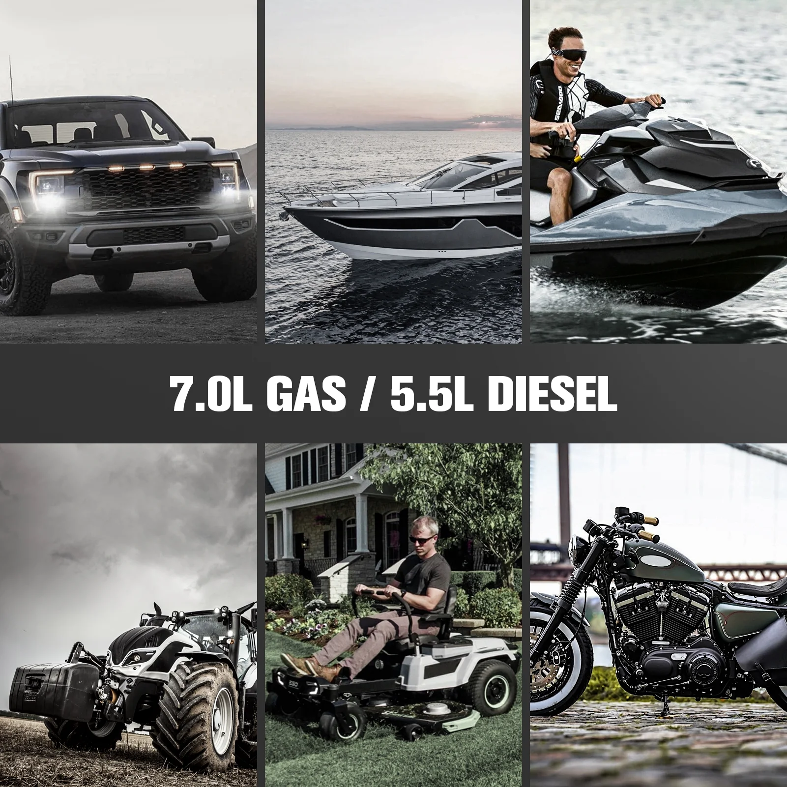 ENGINDOT Jump Starter for up to 7.0L Gas or 5.5L Diesel Engine, 800A Peak 18000mAh 12V Auto Battery Booster with LCD Screen, with USB Quick Charge, Red - Inhomebuy