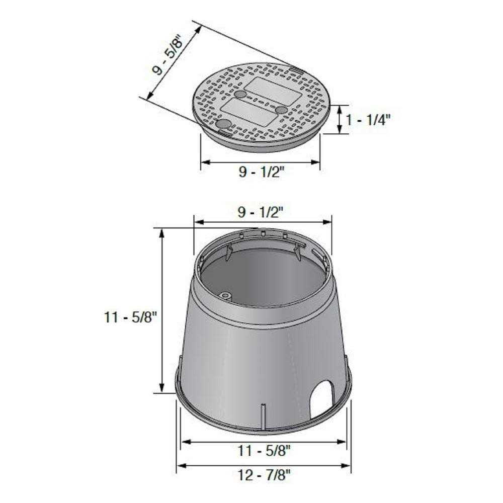 NDS Round Valve Box Cover - Inhomebuy