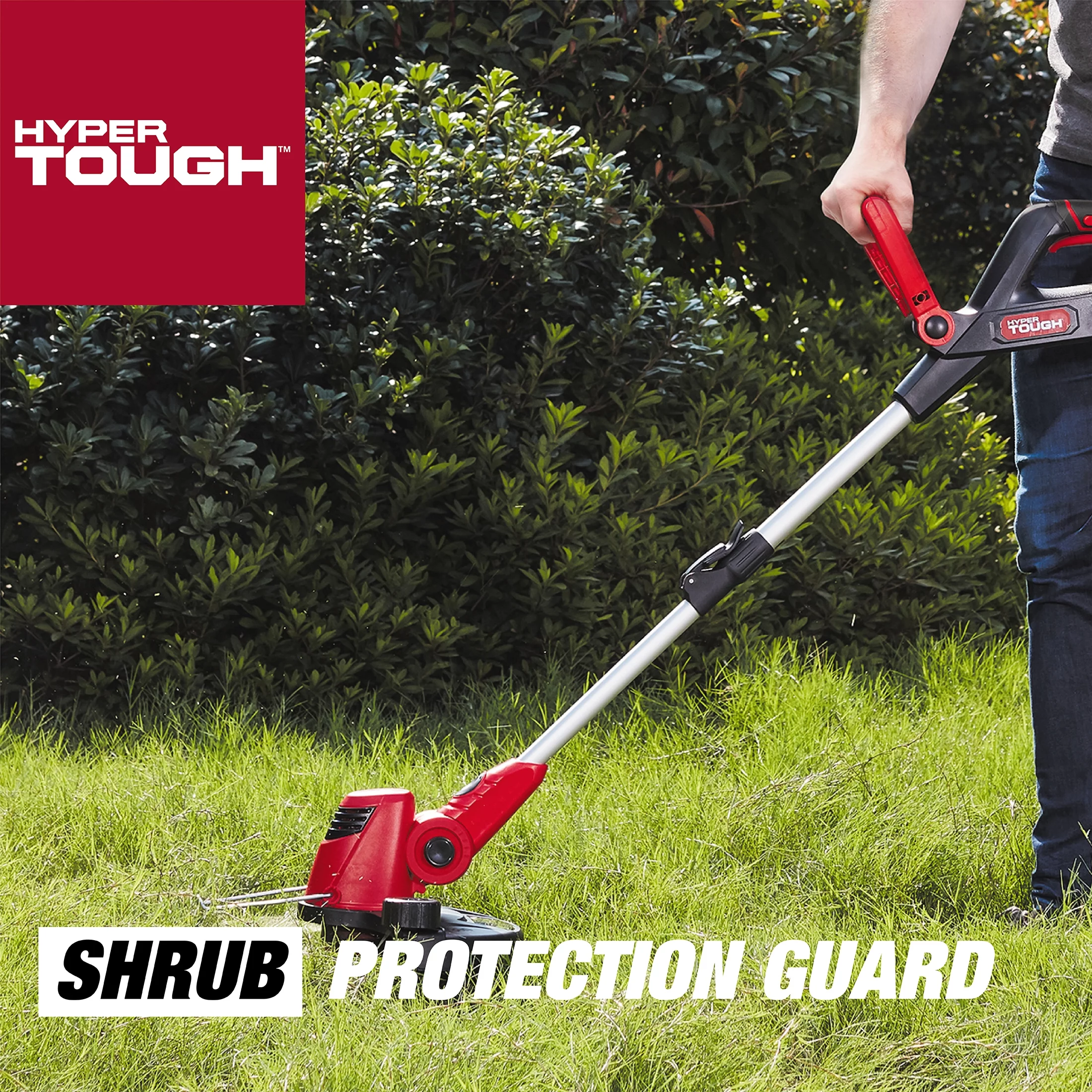 Hyper Tough 20V Max Cordless 13-inch Battery Powered String Trimmer, HT22-401-03-05 - Inhomebuy