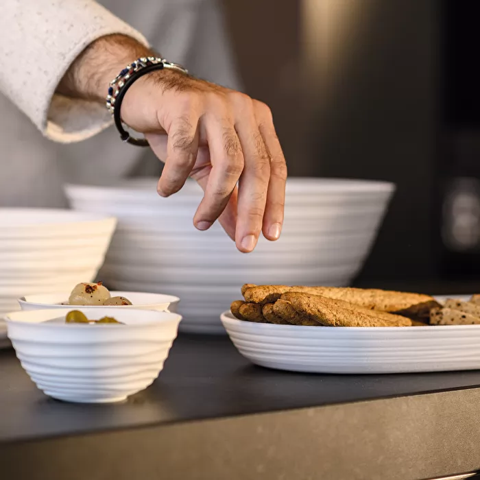 Serving Tray 'Tierra'Taupe - Inhomebuy