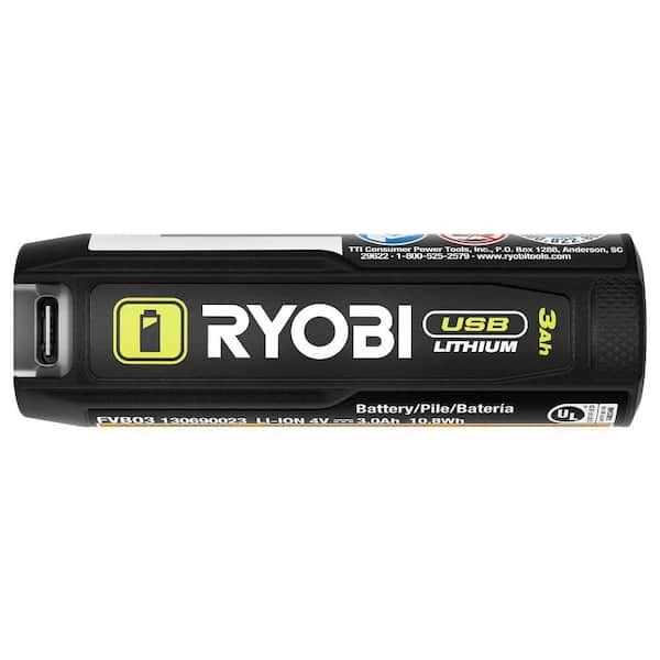 Ryobi USB Lithium 3-Port Charger - Inhomebuy