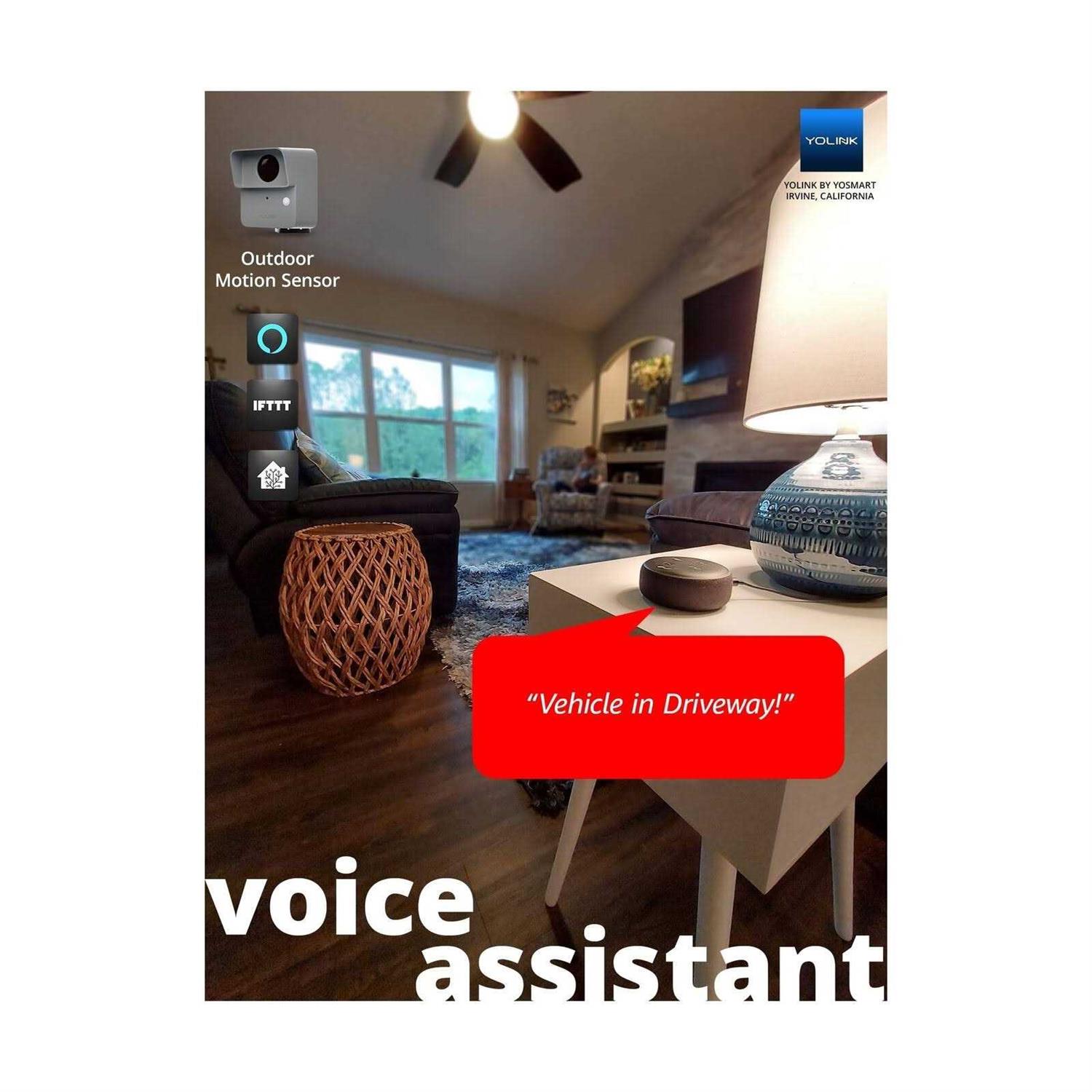 YoLink SpeakerHub and Outdoor Motion Starter Kit - Inhomebuy