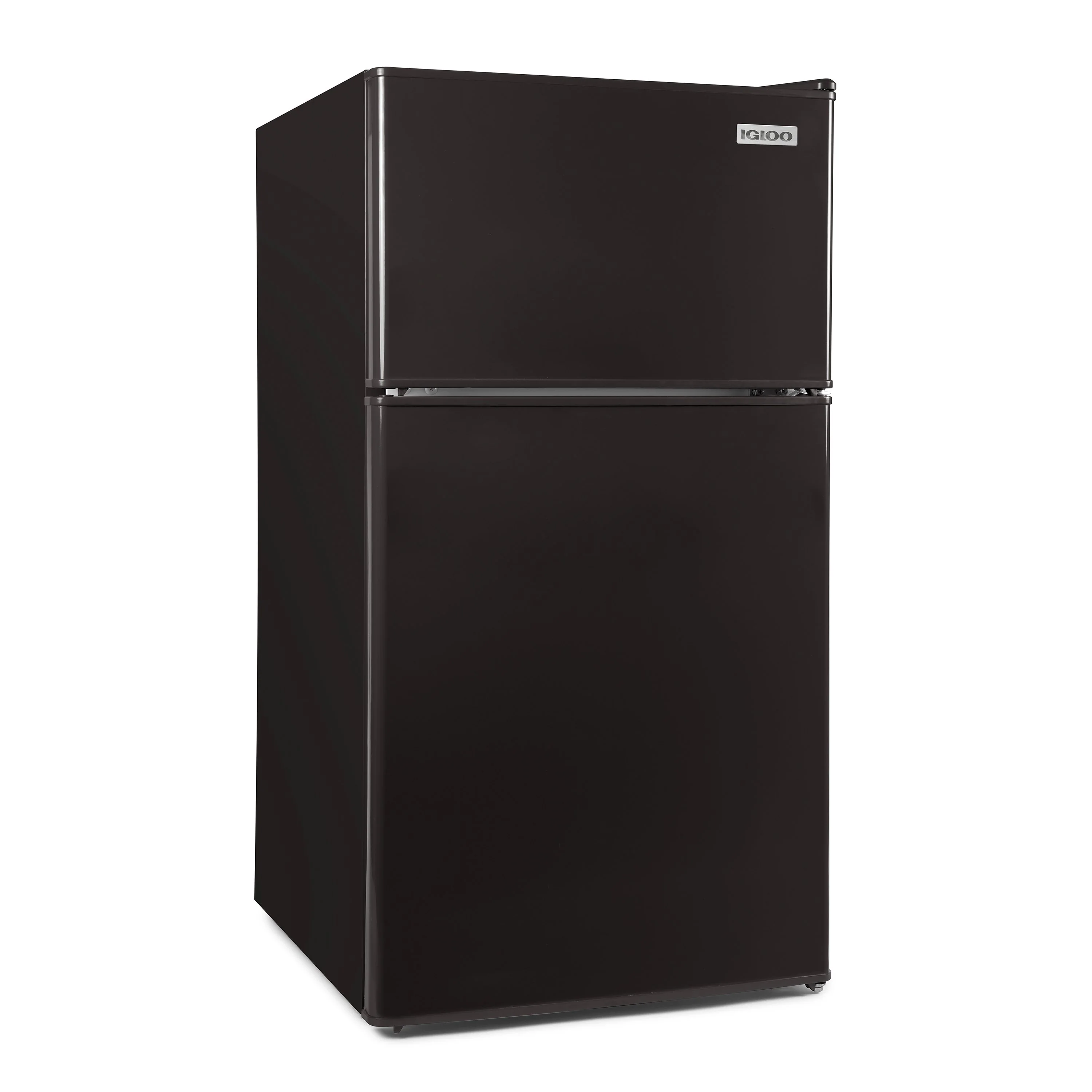 Igloo® 3.2 Cu. Ft. Double Door Refrigerator With Freezer, Black - Inhomebuy