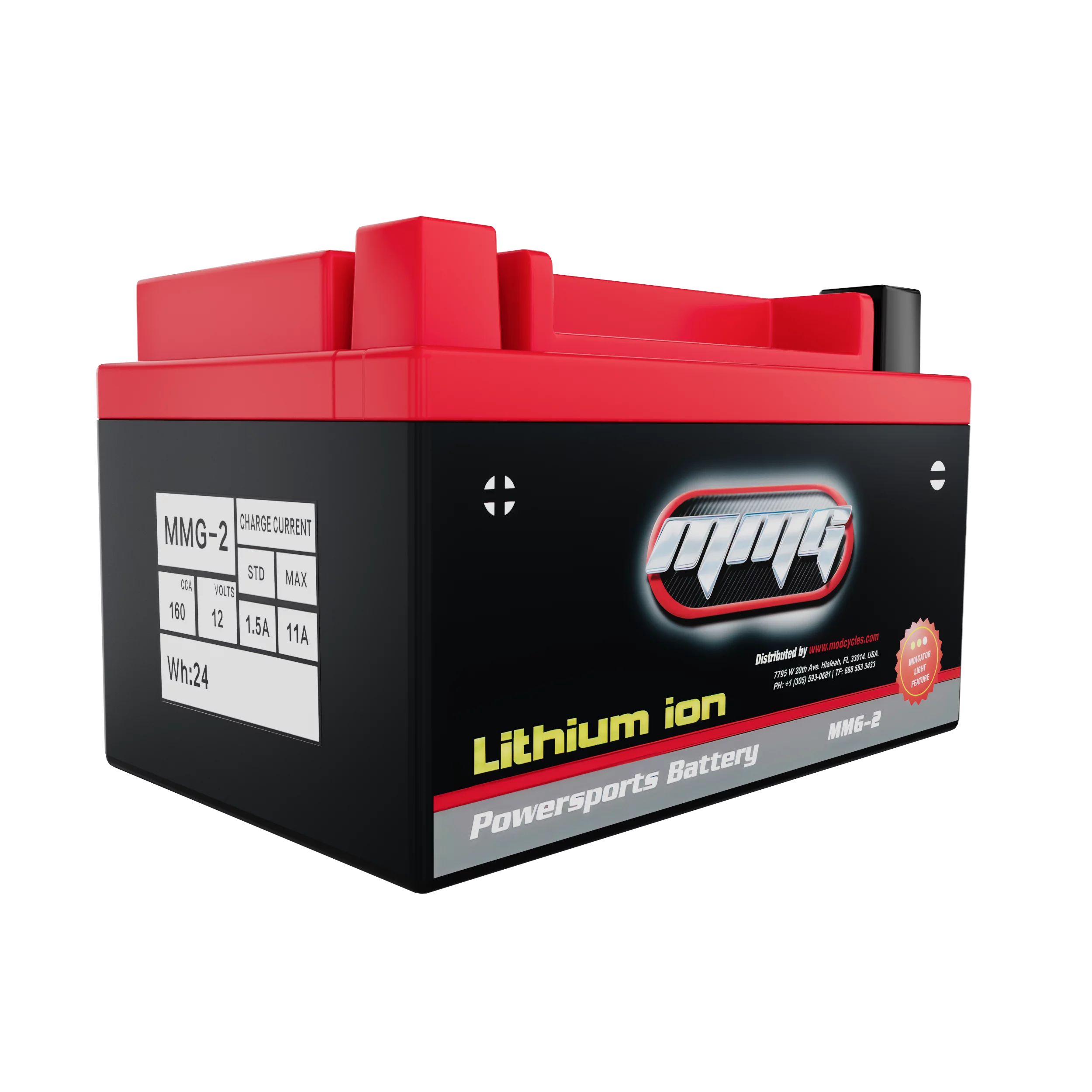 YTX7A-BS 7A-BS Lithium Ion Sealed Powersports Battery 12V 160CCA Motorcycle Scooter ATV (MMG2) - Inhomebuy